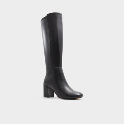 Satori-wc Black/Black Women's Tall Boots - Knee-high boot, Block heel - Black/black