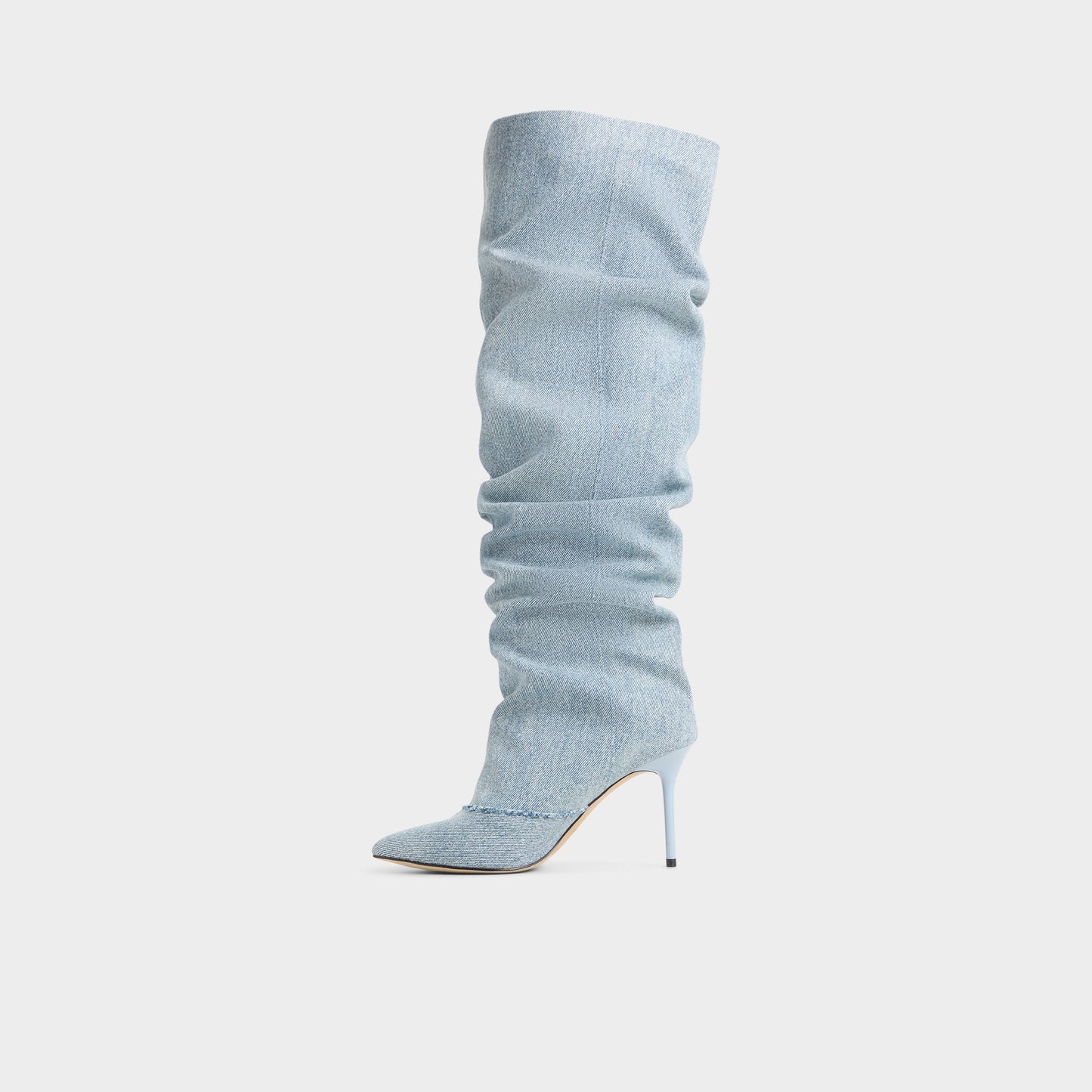 Daroba in Denim - Over-the-knee boot, Stiletto heel - Denim