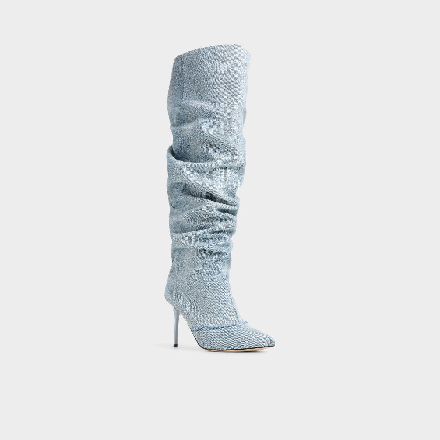 Daroba in Denim - Over-the-knee boot, Stiletto heel - Denim
