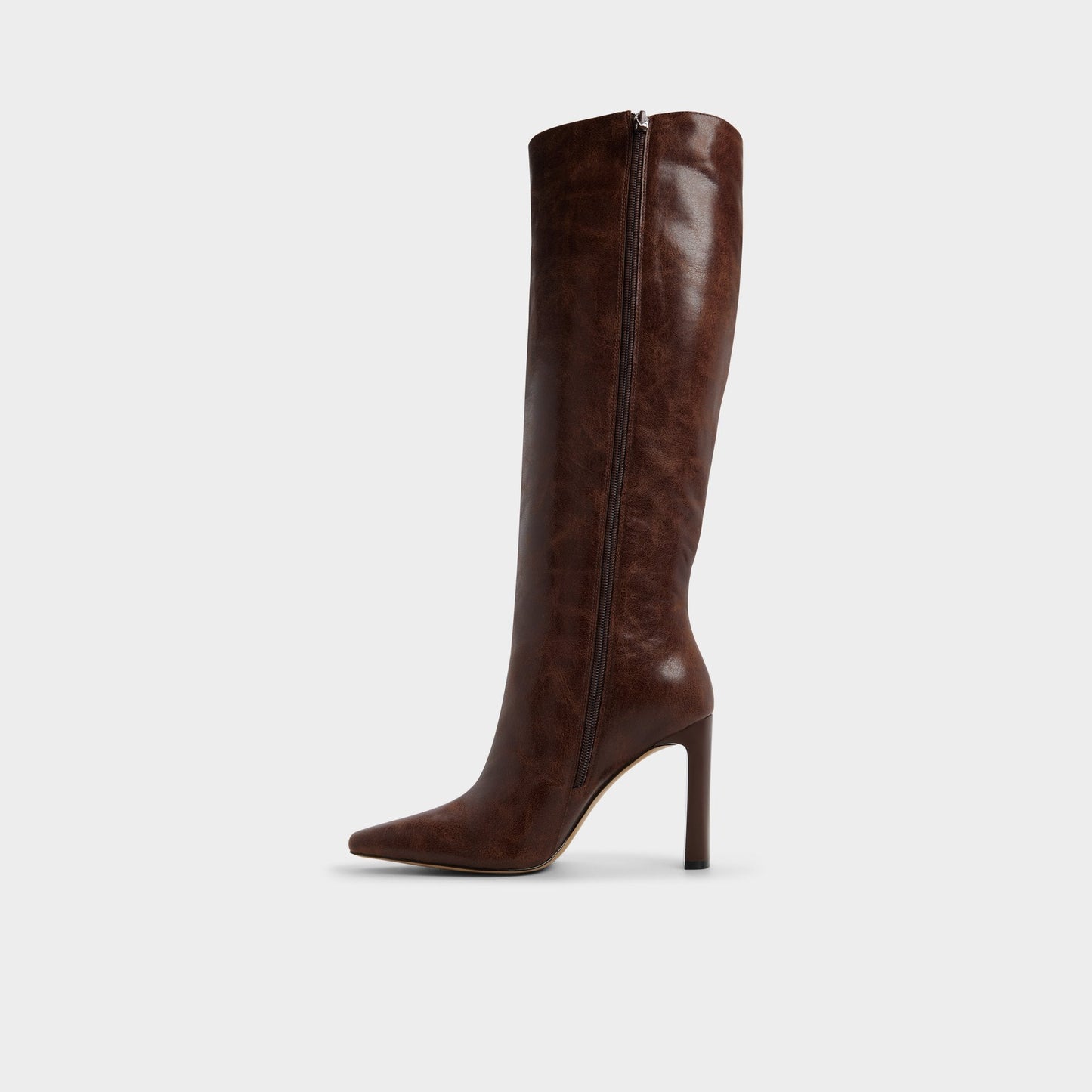Elyne in Wc Medium Brown - Knee-high boot - Medium brown