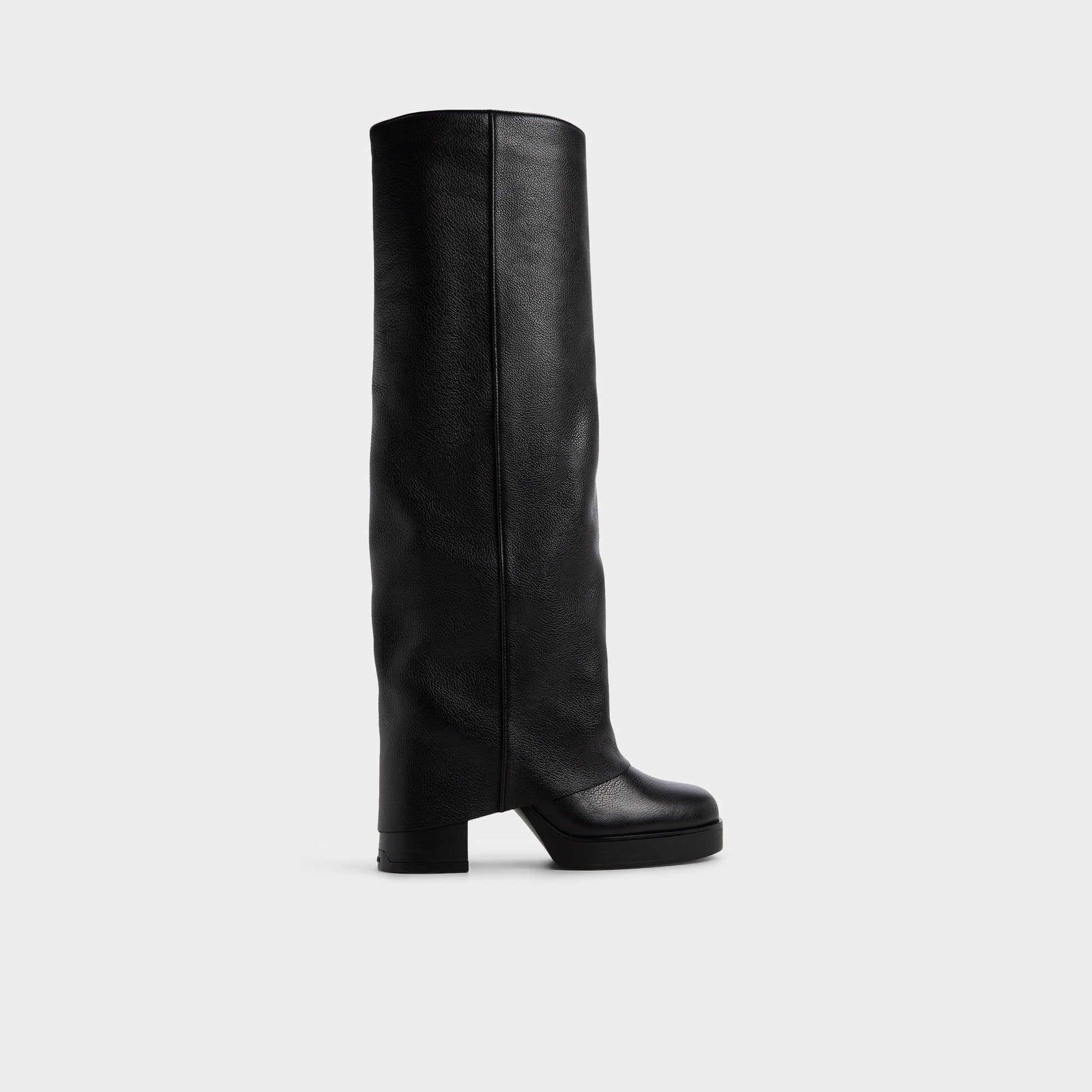 Maeveh in Black - Knee-high boot, Platform - Black