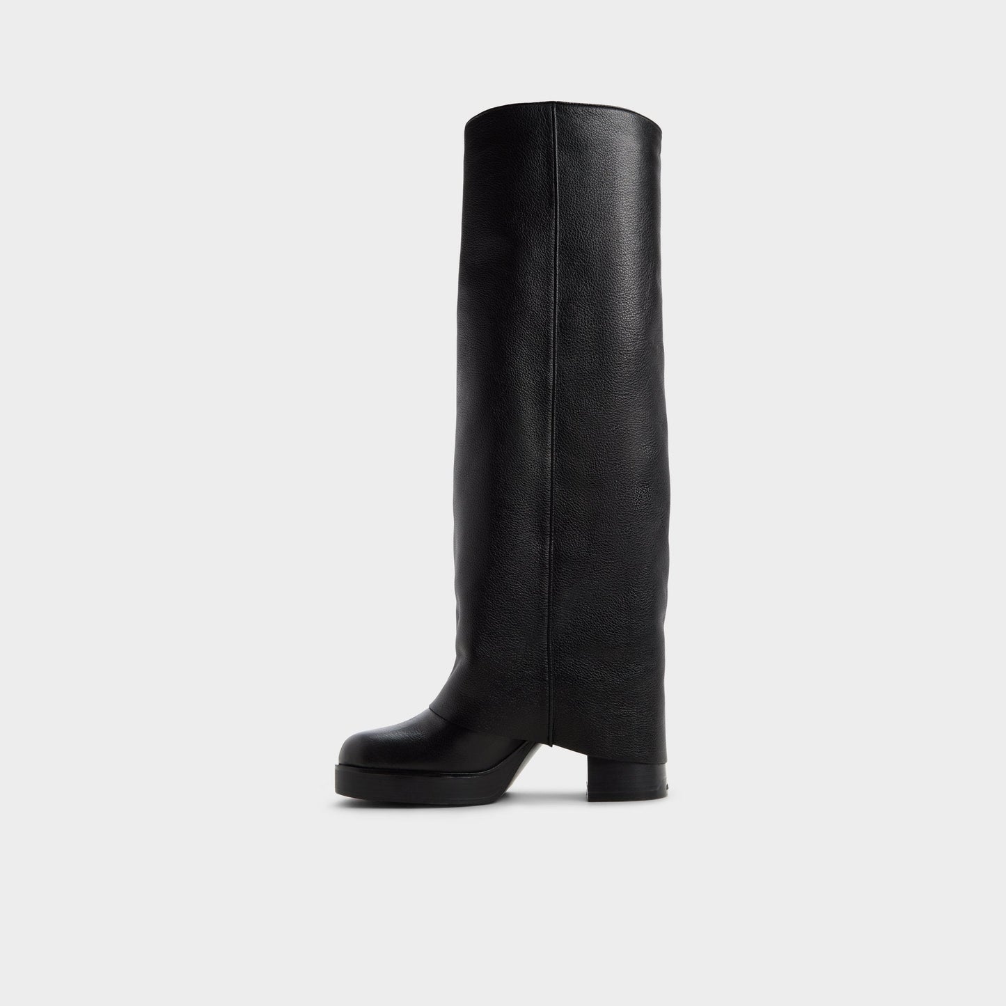 Maeveh in Black - Knee-high boot, Platform - Black