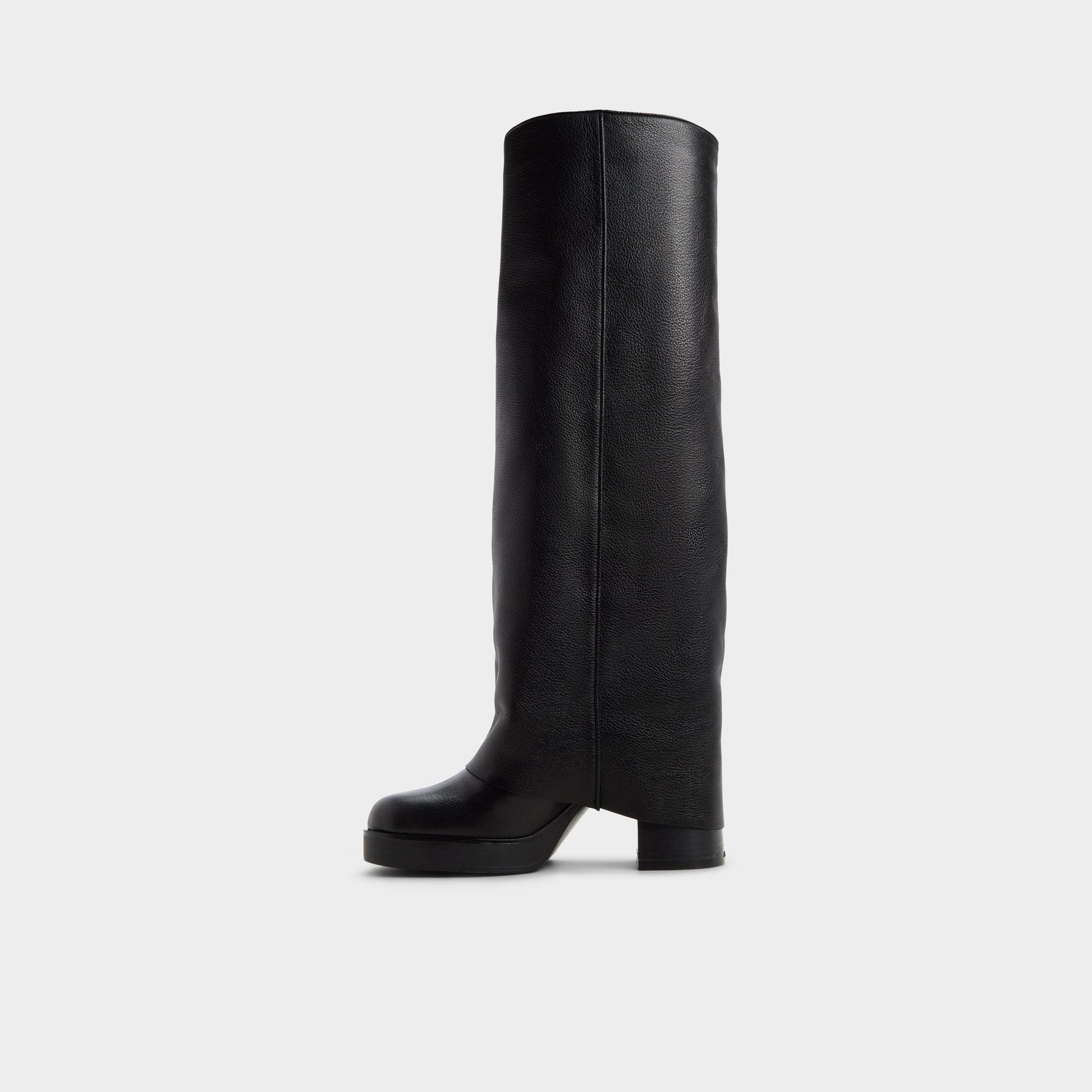 Maeveh in Black - Knee-high boot, Platform - Black