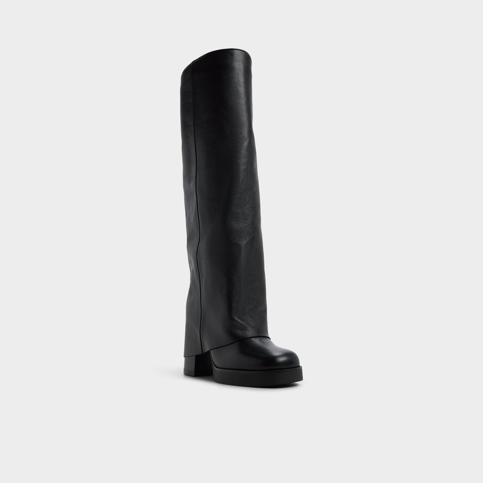 Maeveh in Black - Knee-high boot, Platform - Black