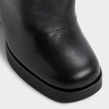 Maeveh in Black - Knee-high boot, Platform - Black