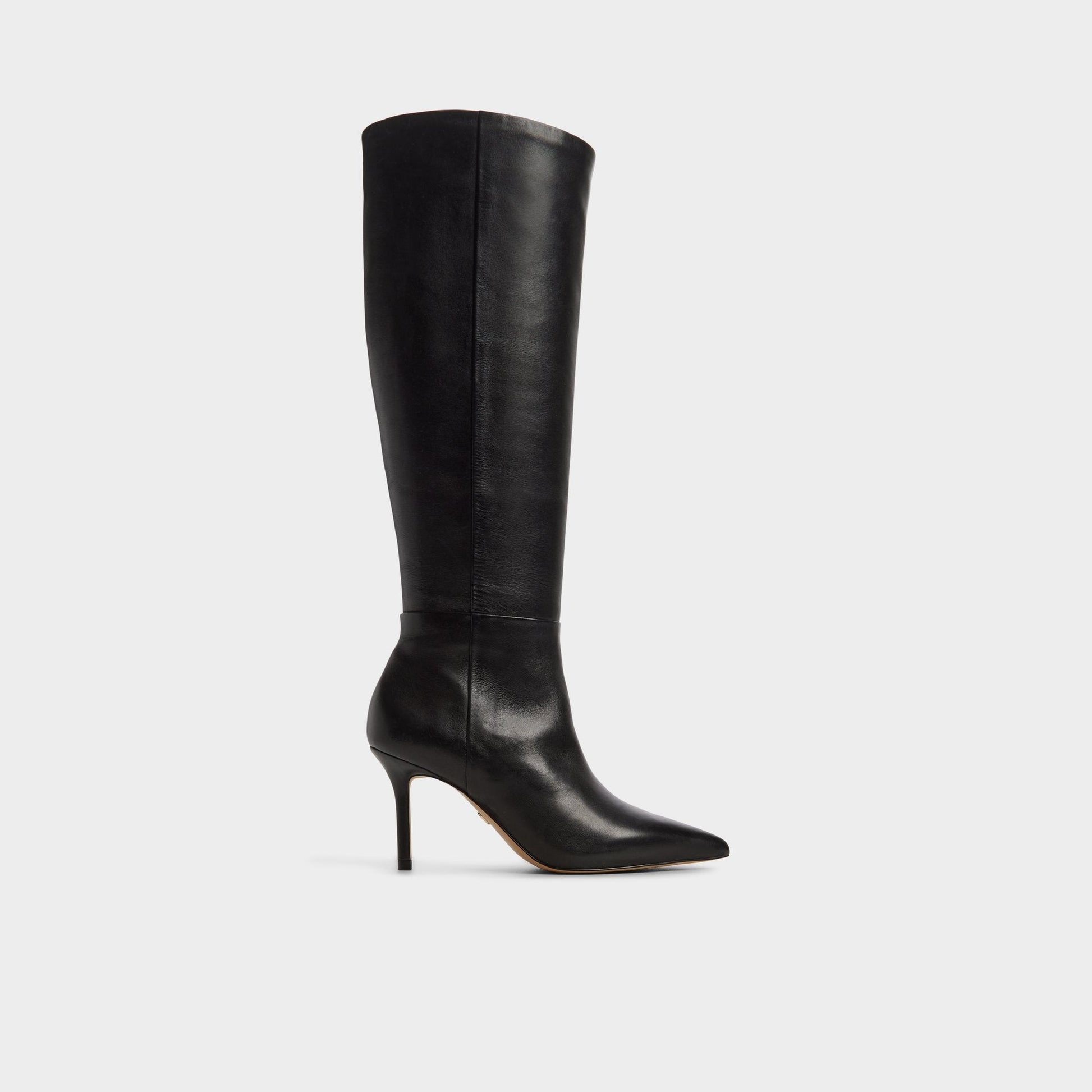 Saphiria in Wc Black - Knee-high boot, Stiletto heel - Black