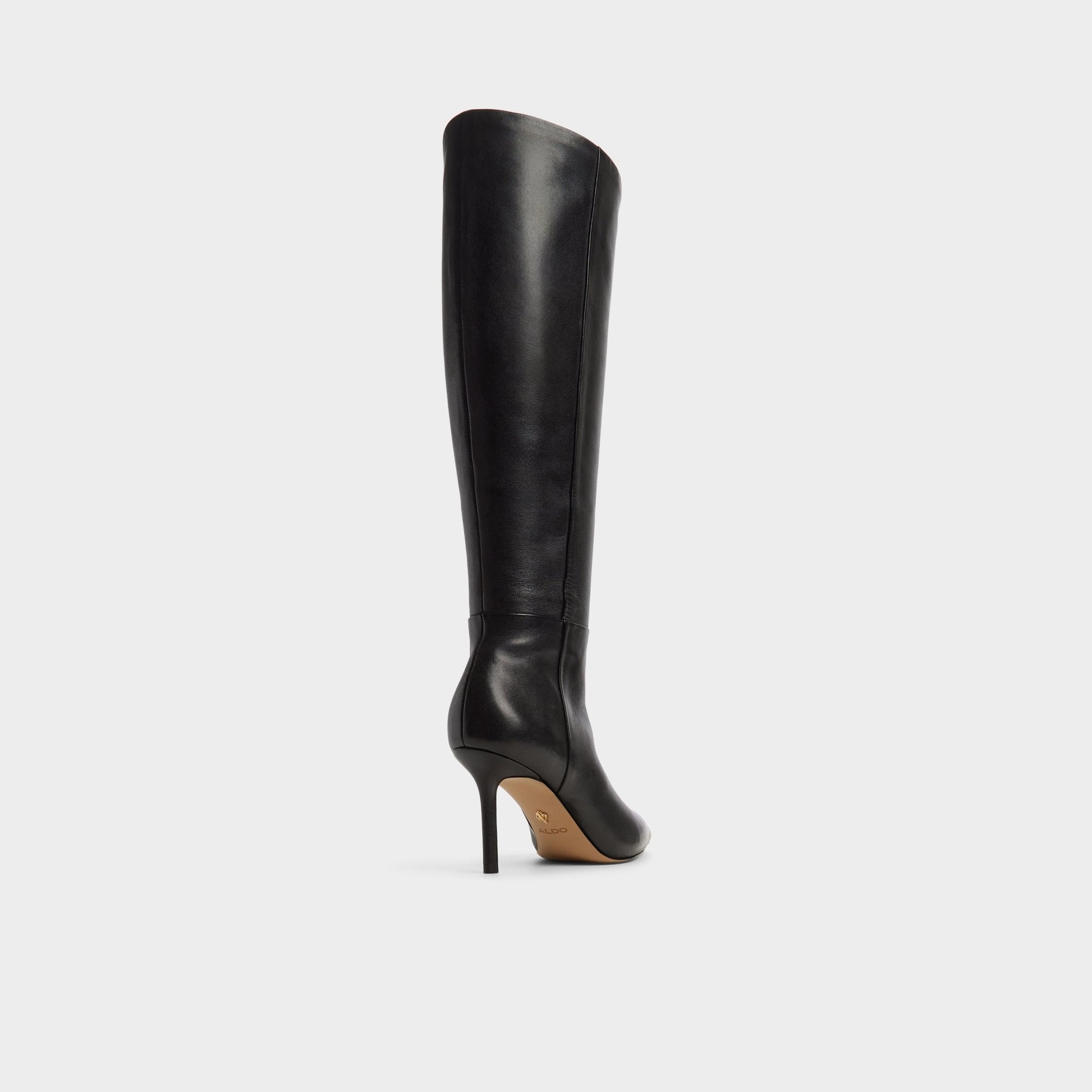 Saphiria in Wc Black - Knee-high boot, Stiletto heel - Black