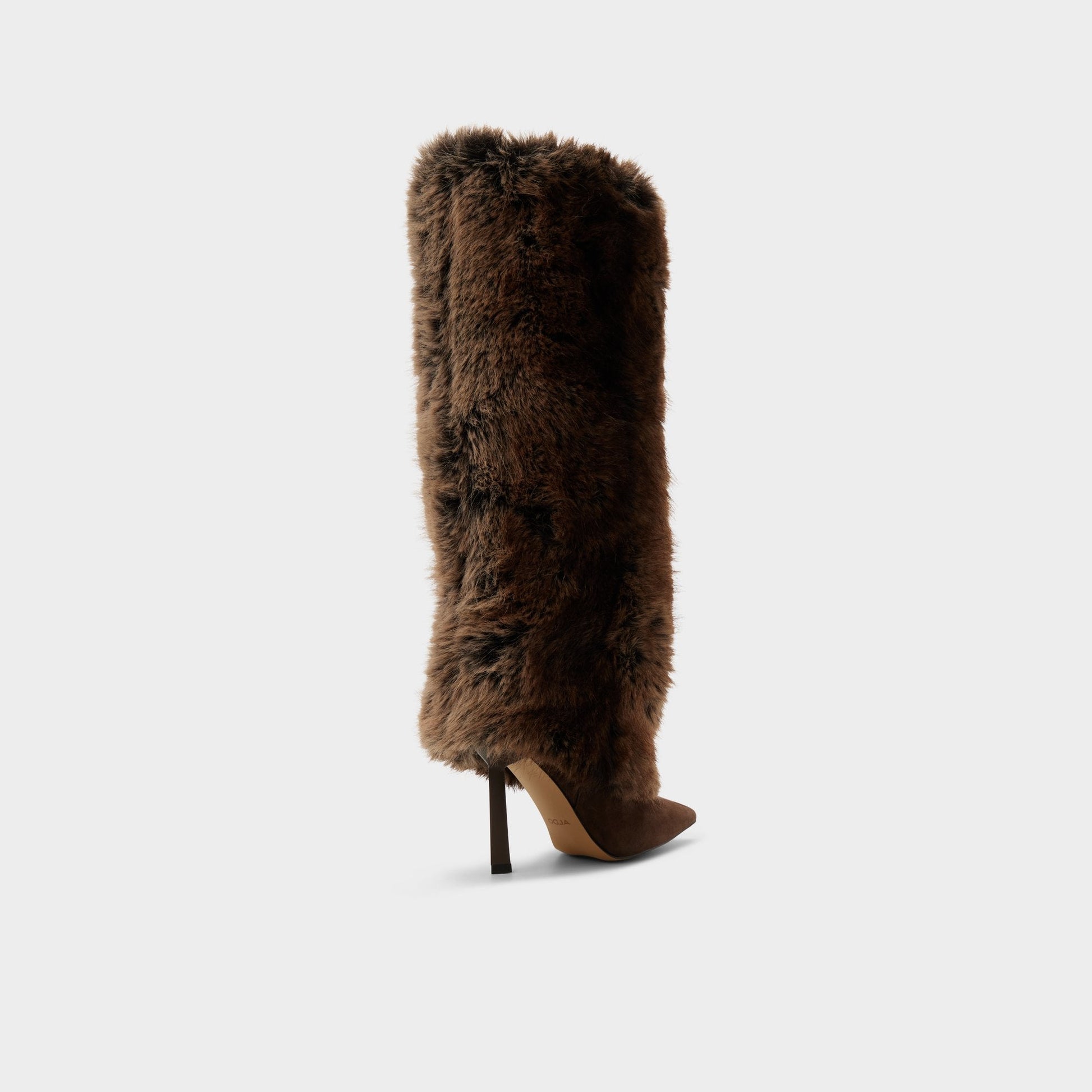 Lennore in Dark Brown 14163383 - Knee-high boot, Stiletto heel - Dark brown