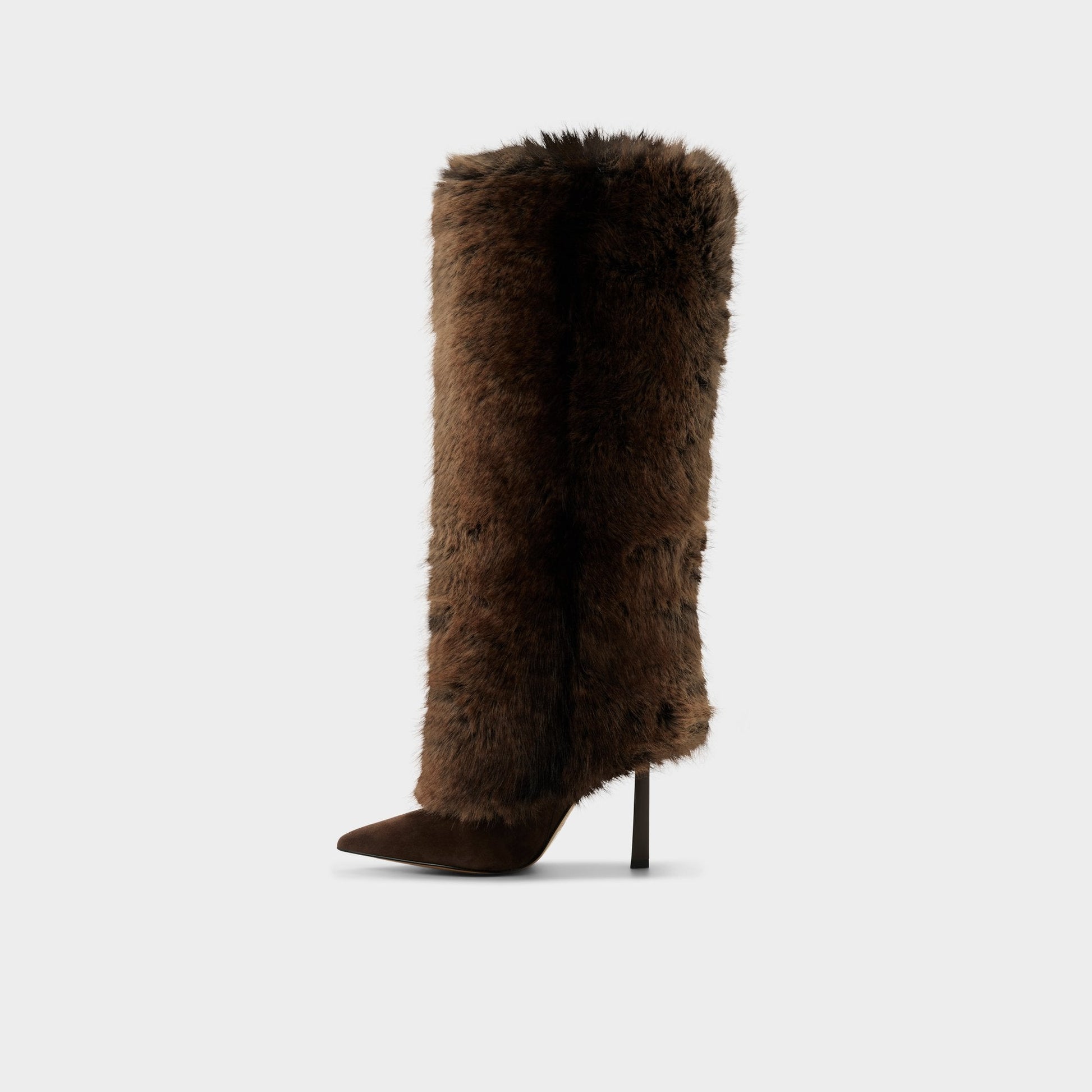 Lennore in Dark Brown 14163383 - Knee-high boot, Stiletto heel - Dark brown