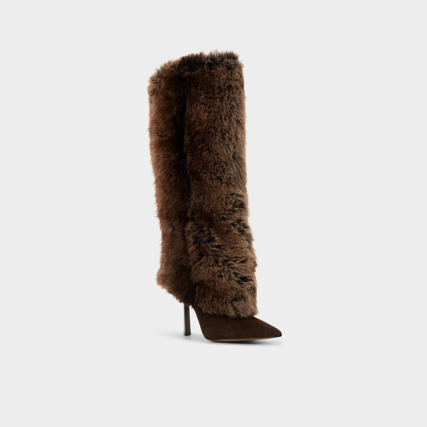 Lennore in Dark Brown 14163383 - Knee-high boot, Stiletto heel - Dark brown