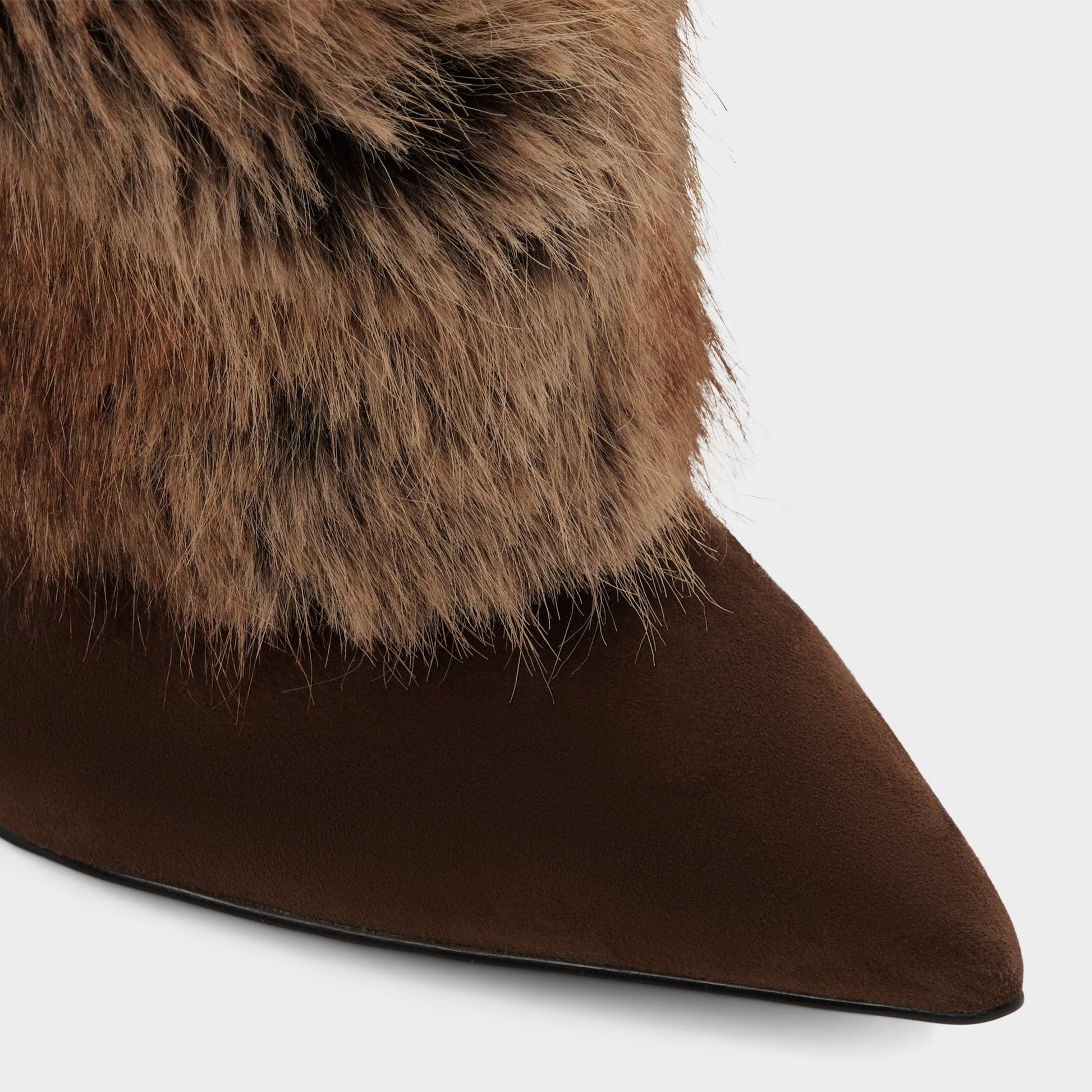 Lennore in Dark Brown 14163383 - Knee-high boot, Stiletto heel - Dark brown