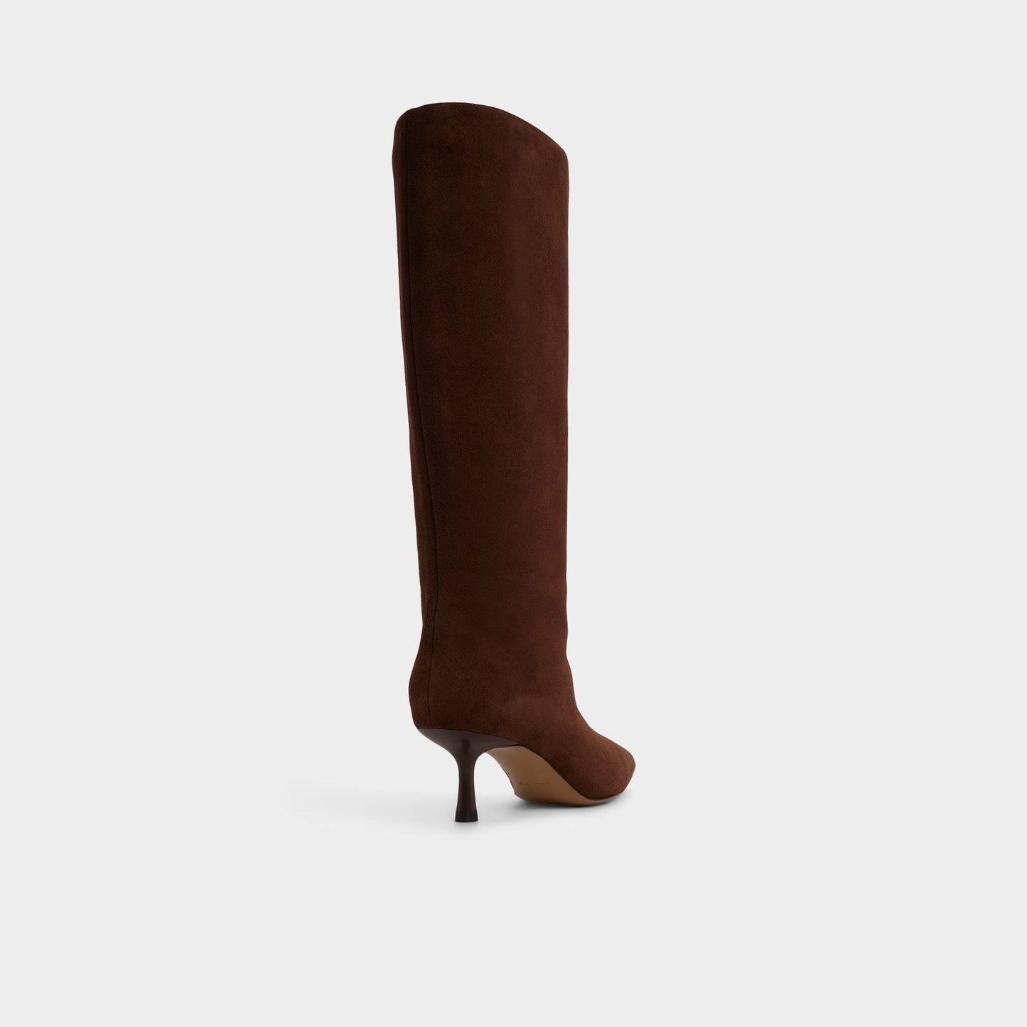Selora in Dark Brown - Knee-high boot, Stiletto heel - Dark brown