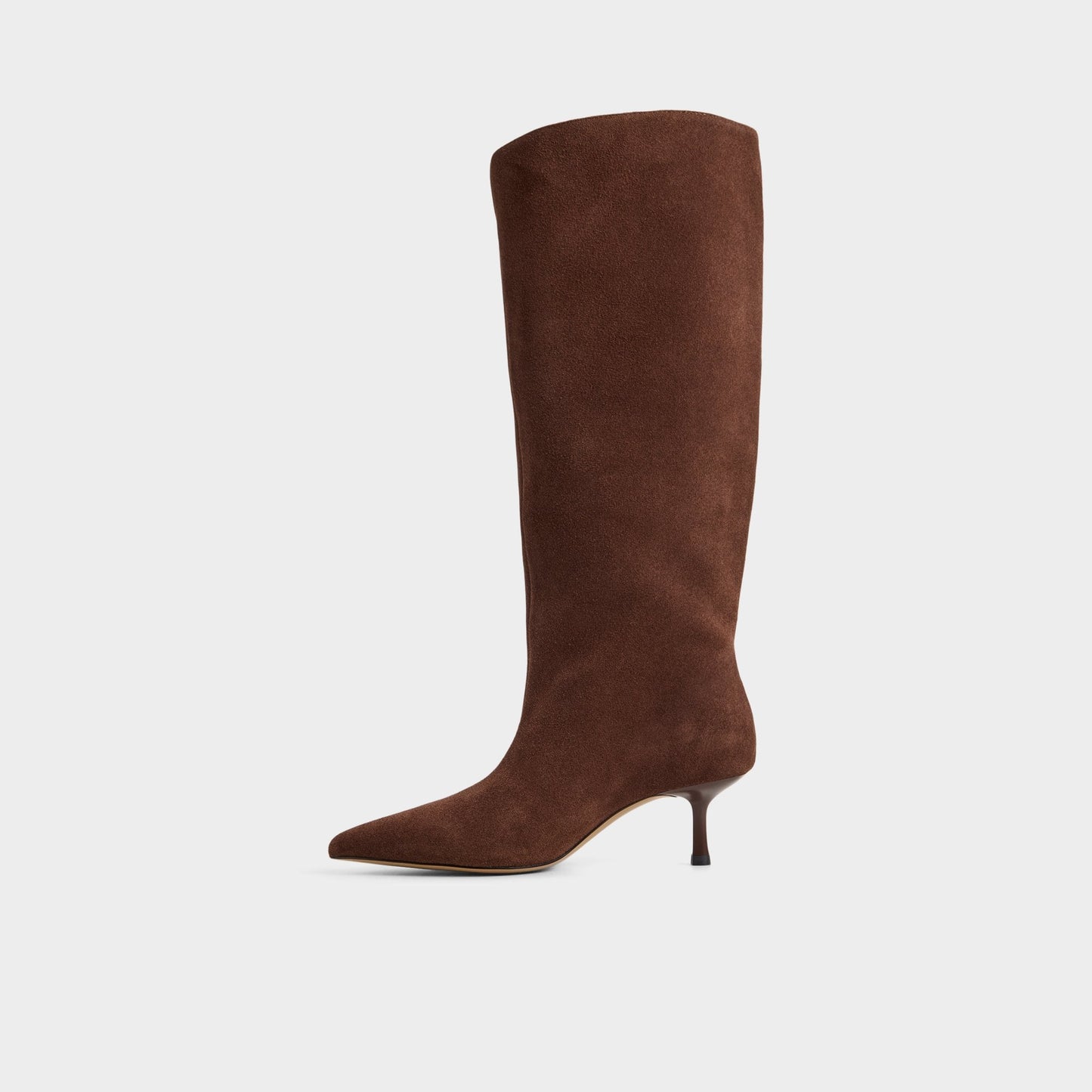 Selora in Wc Dark Brown - Knee-high boot, Stiletto heel - Dark brown