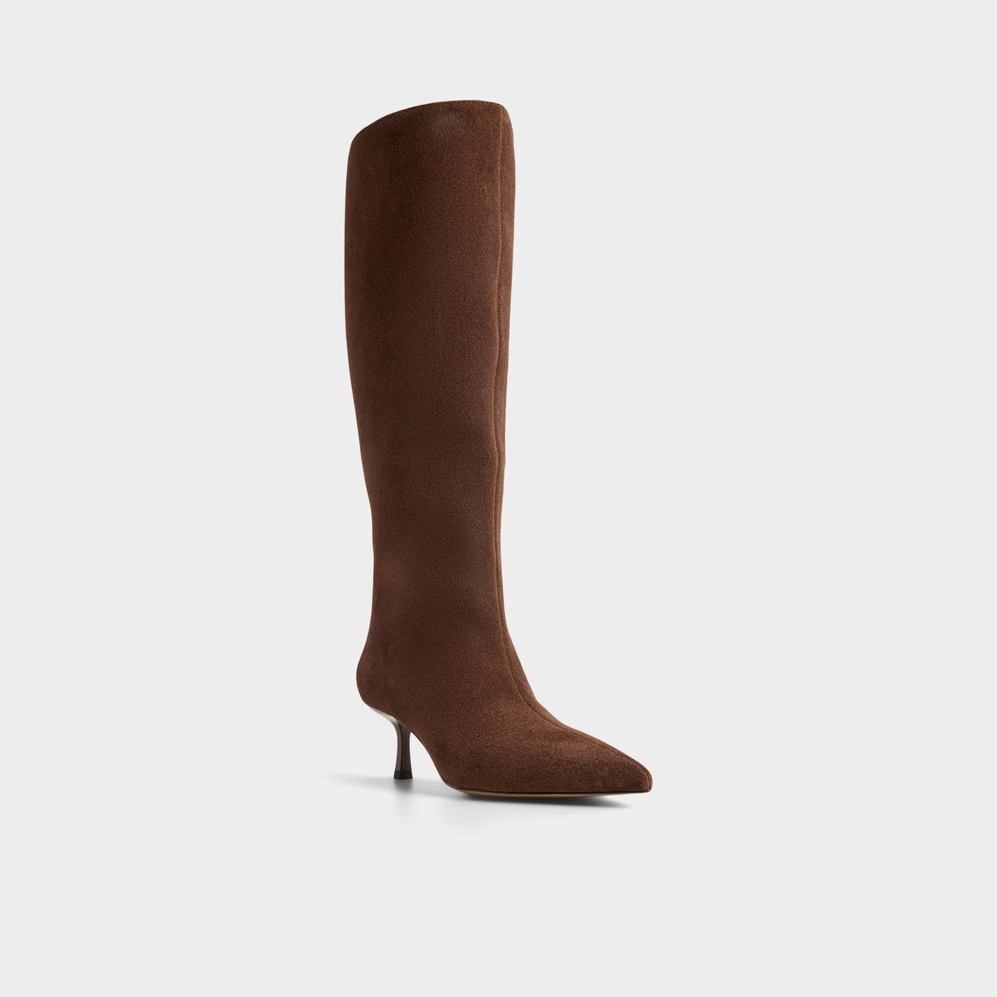 Selora in Wc Dark Brown - Knee-high boot, Stiletto heel - Dark brown