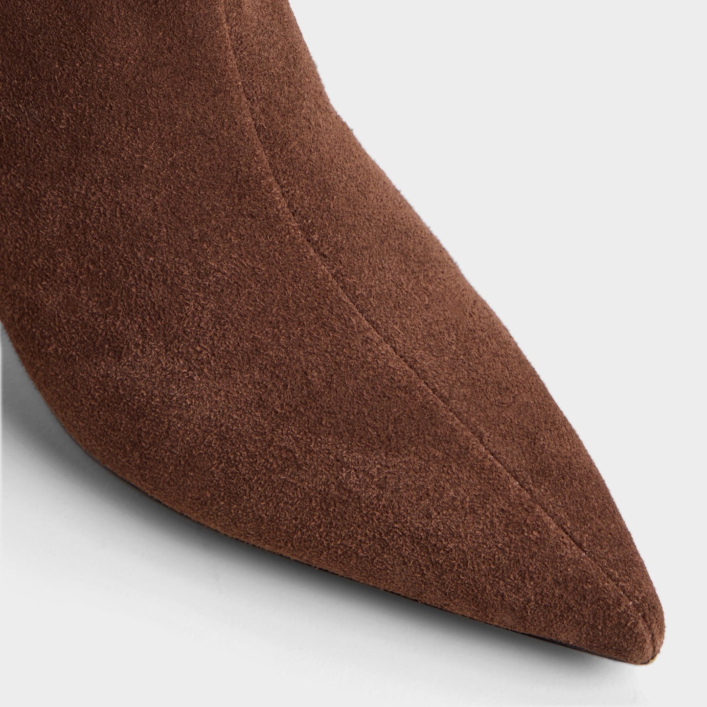 Selora in Wc Dark Brown - Knee-high boot, Stiletto heel - Dark brown