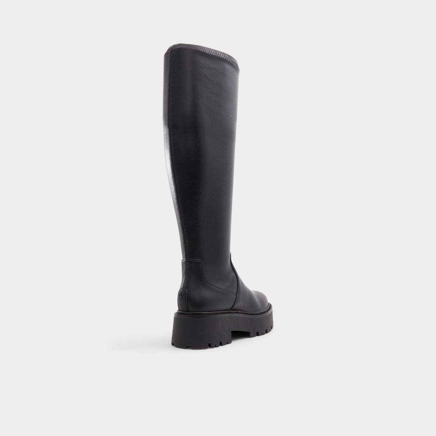 Carelden Black Women's Tall Boots - Knee-high boot, Lug sole - Black
