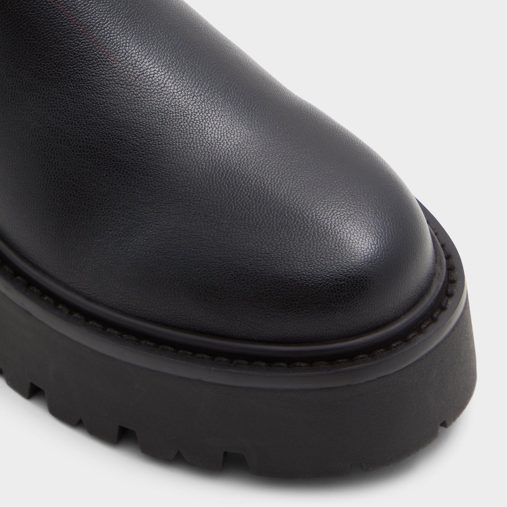 Carelden Black Women's Tall Boots - Knee-high boot, Lug sole - Black