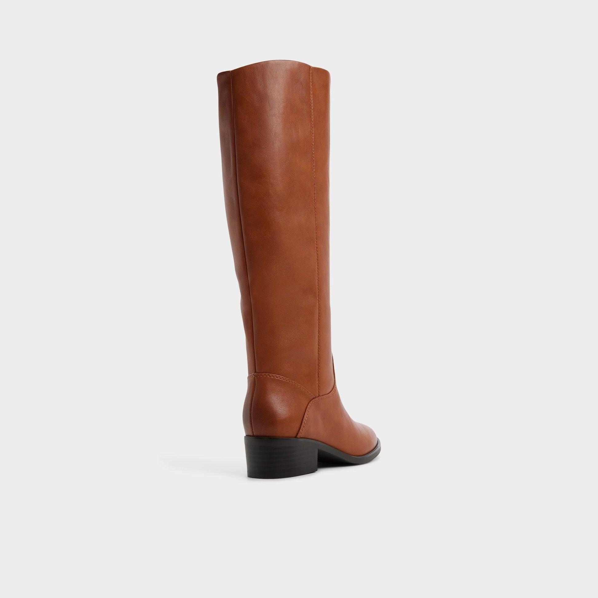 Kaydienh in Medium Brown - Knee-high boot, Block heel - Medium brown