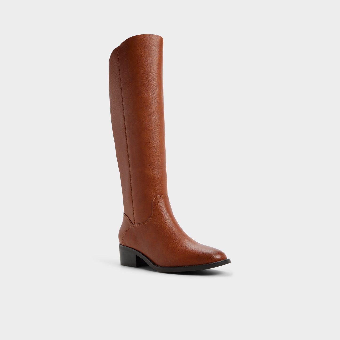 Kaydienh in Medium Brown - Knee-high boot, Block heel - Medium brown