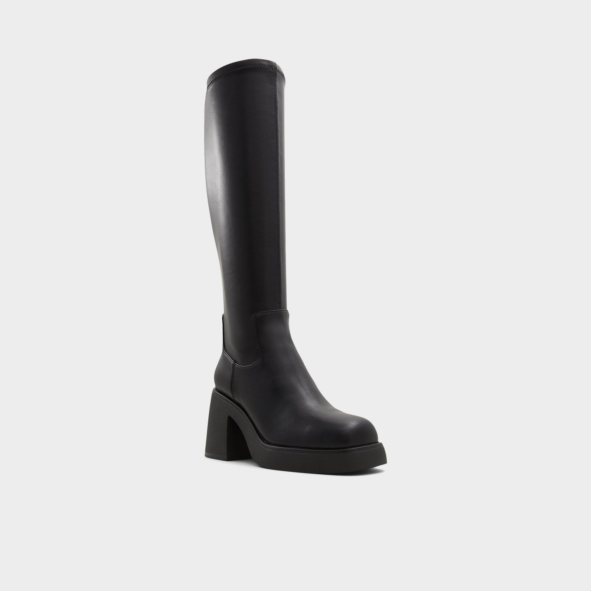 Auster Black Women's Tall Boots - Knee-high boot, Platform - Black