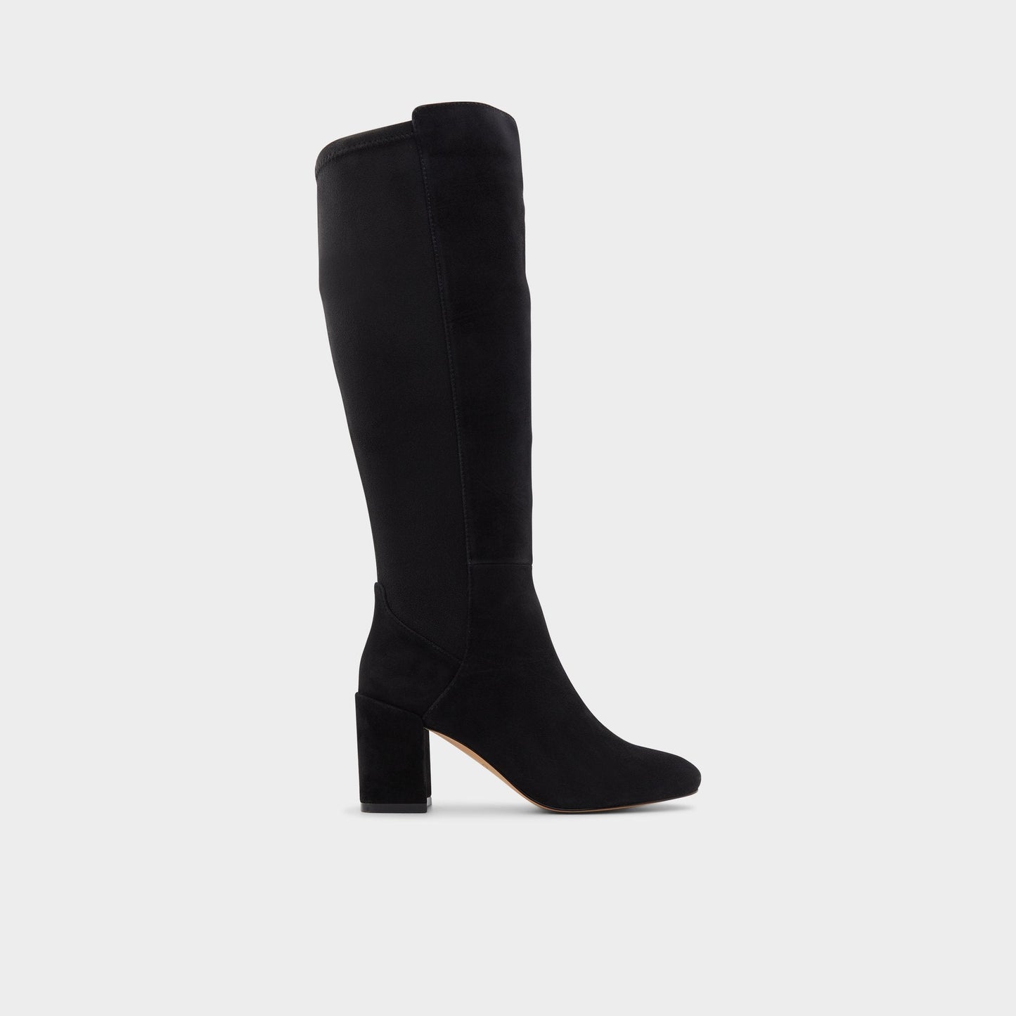 Satori in Other Black - Knee-high boot, Block heel - Other Black