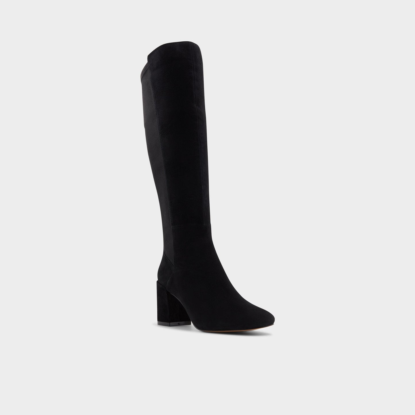 Satori in Other Black - Knee-high boot, Block heel - Other Black