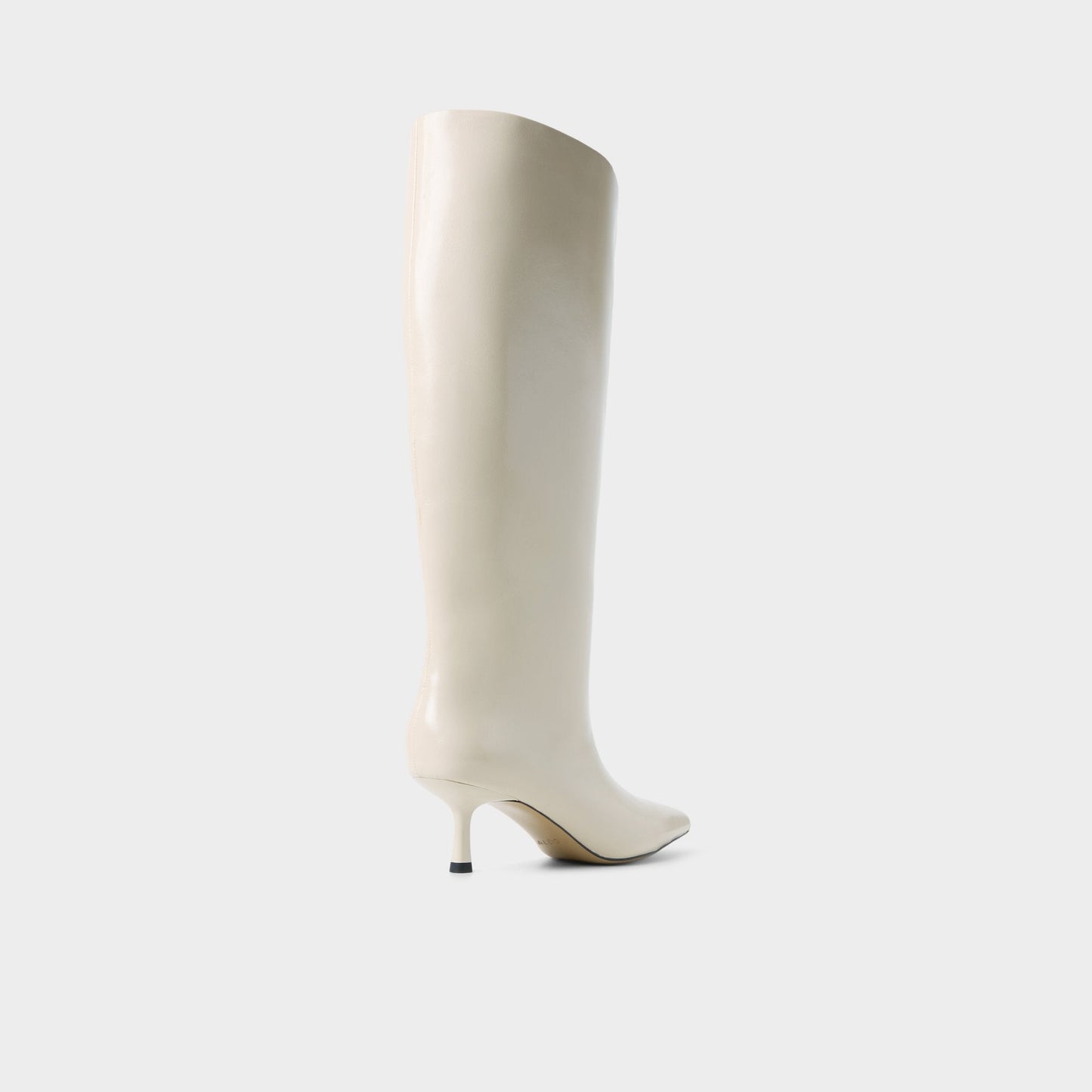 Selora-wc in Cream - Knee-high boot, Stiletto heel - Cream