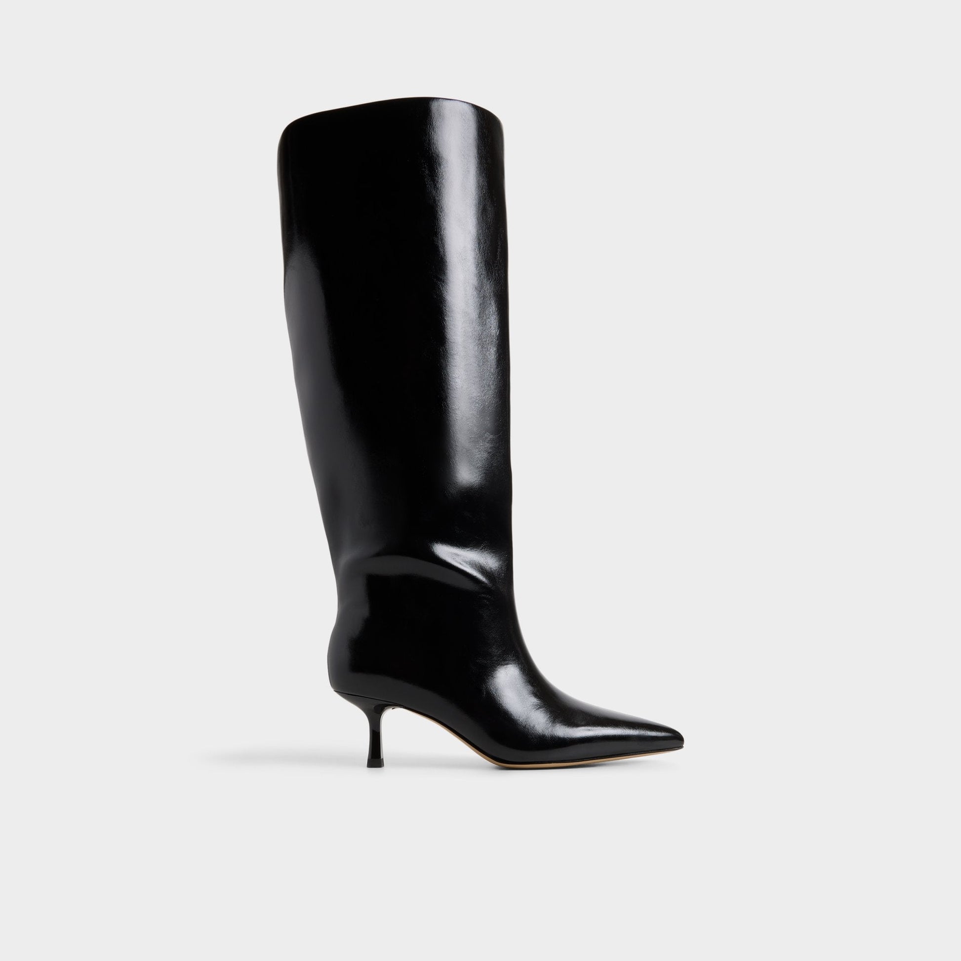 Selora in Wc Black - Knee-high boot, Stiletto heel - Black