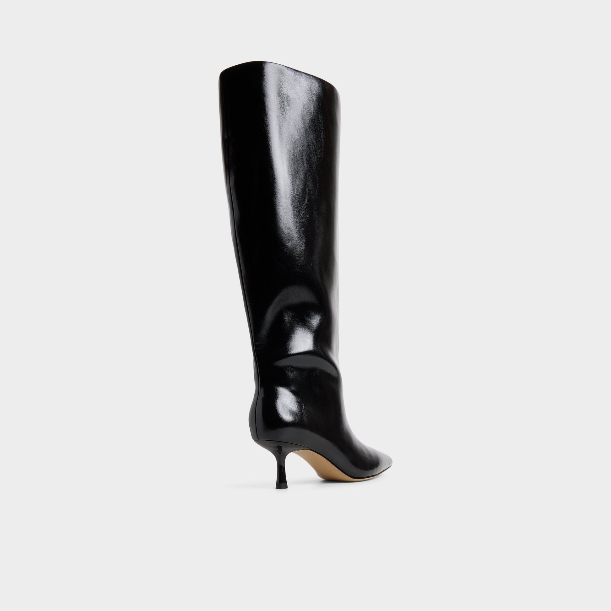 Selora in Wc Black - Knee-high boot, Stiletto heel - Black