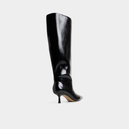 Selora in Wc Black - Knee-high boot, Stiletto heel - Black