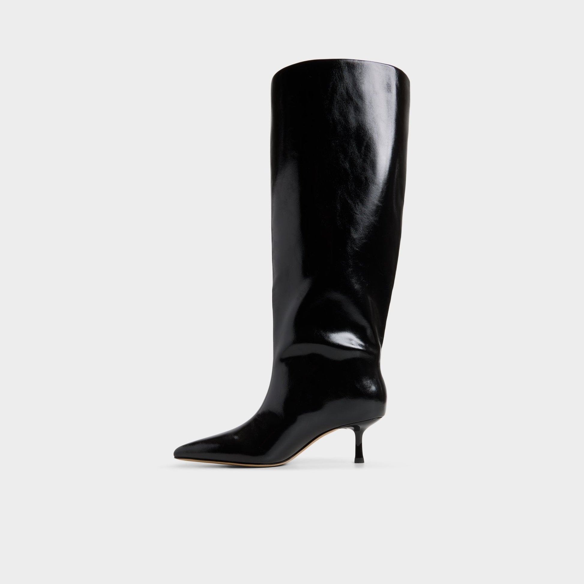 Selora in Wc Black - Knee-high boot, Stiletto heel - Black