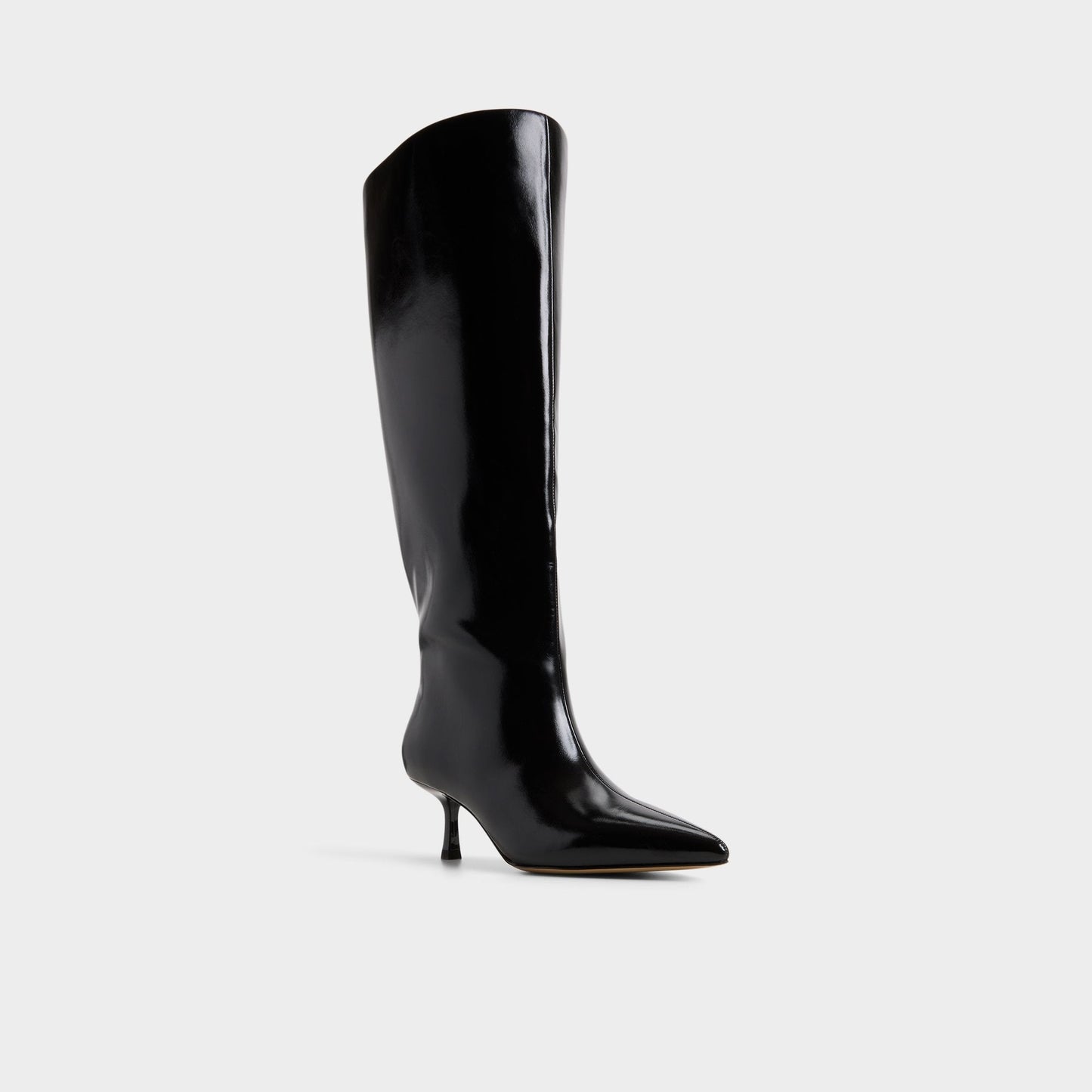 Selora in Wc Black - Knee-high boot, Stiletto heel - Black
