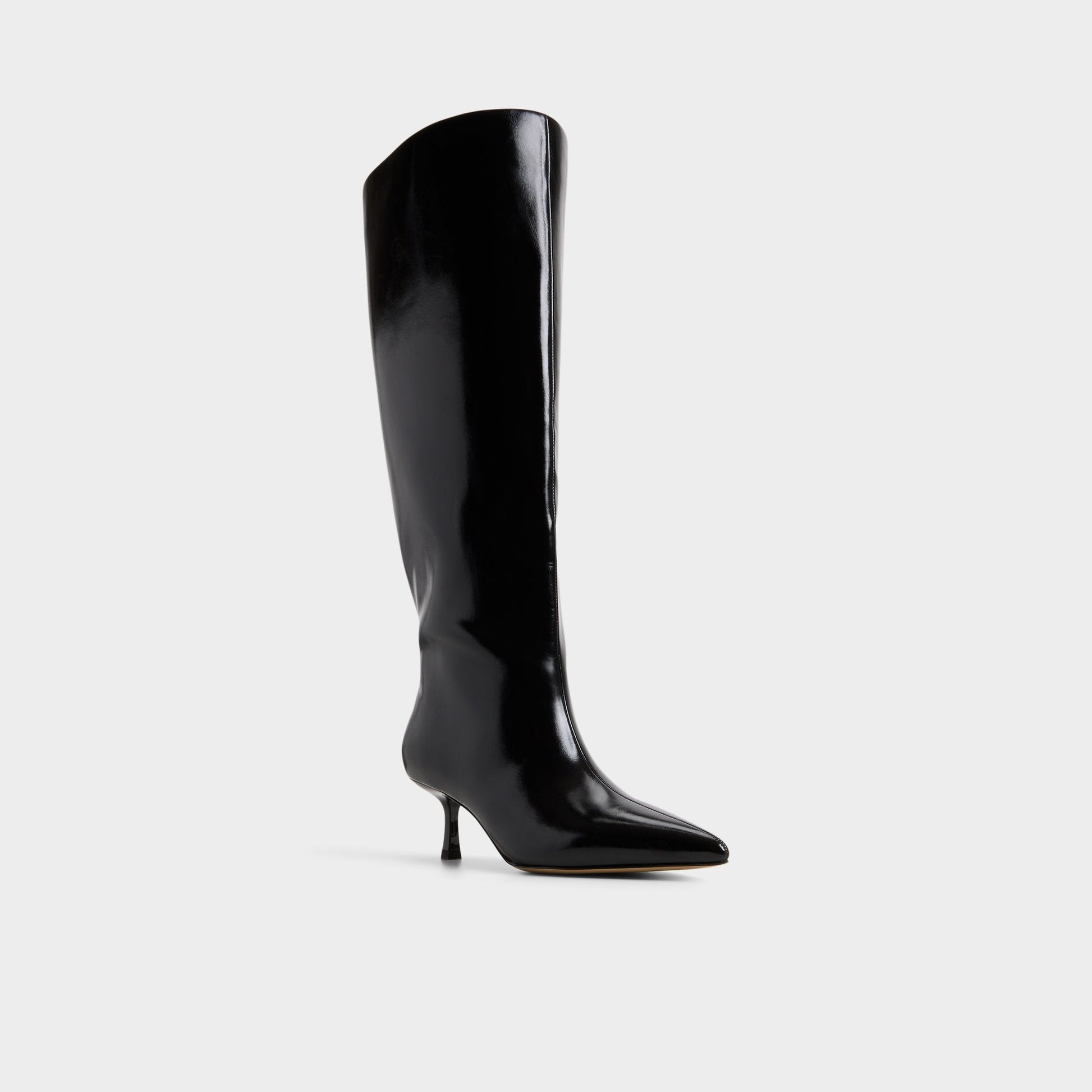 Selora in Wc Black - Knee-high boot, Stiletto heel - Black