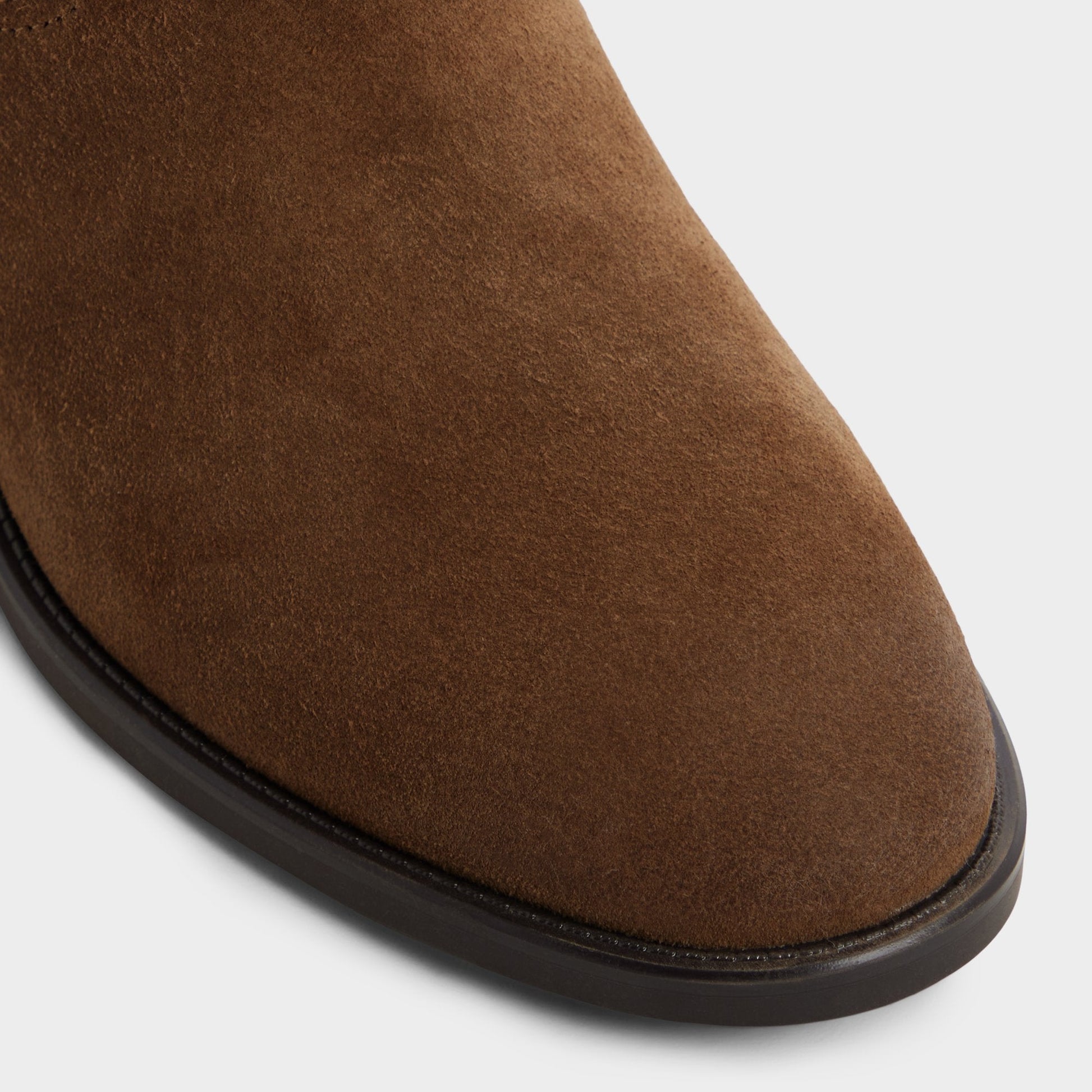 Kaydia in Dark Brown - Knee-high western boot, Block heel - Dark brown