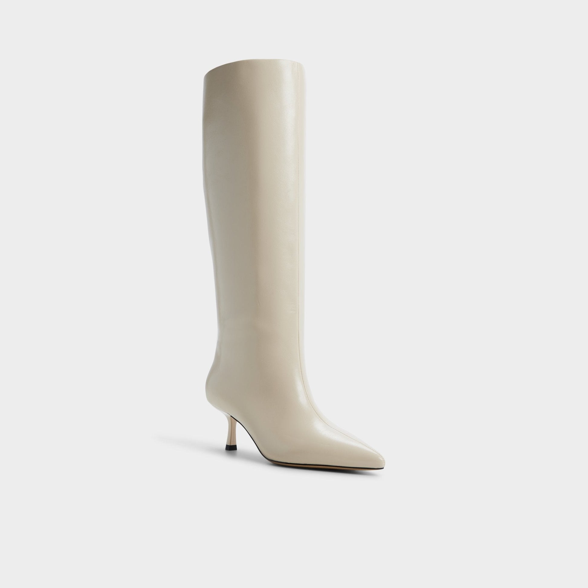 Selora in Cream 14166956 - Knee-high boot, Stiletto heel - Cream