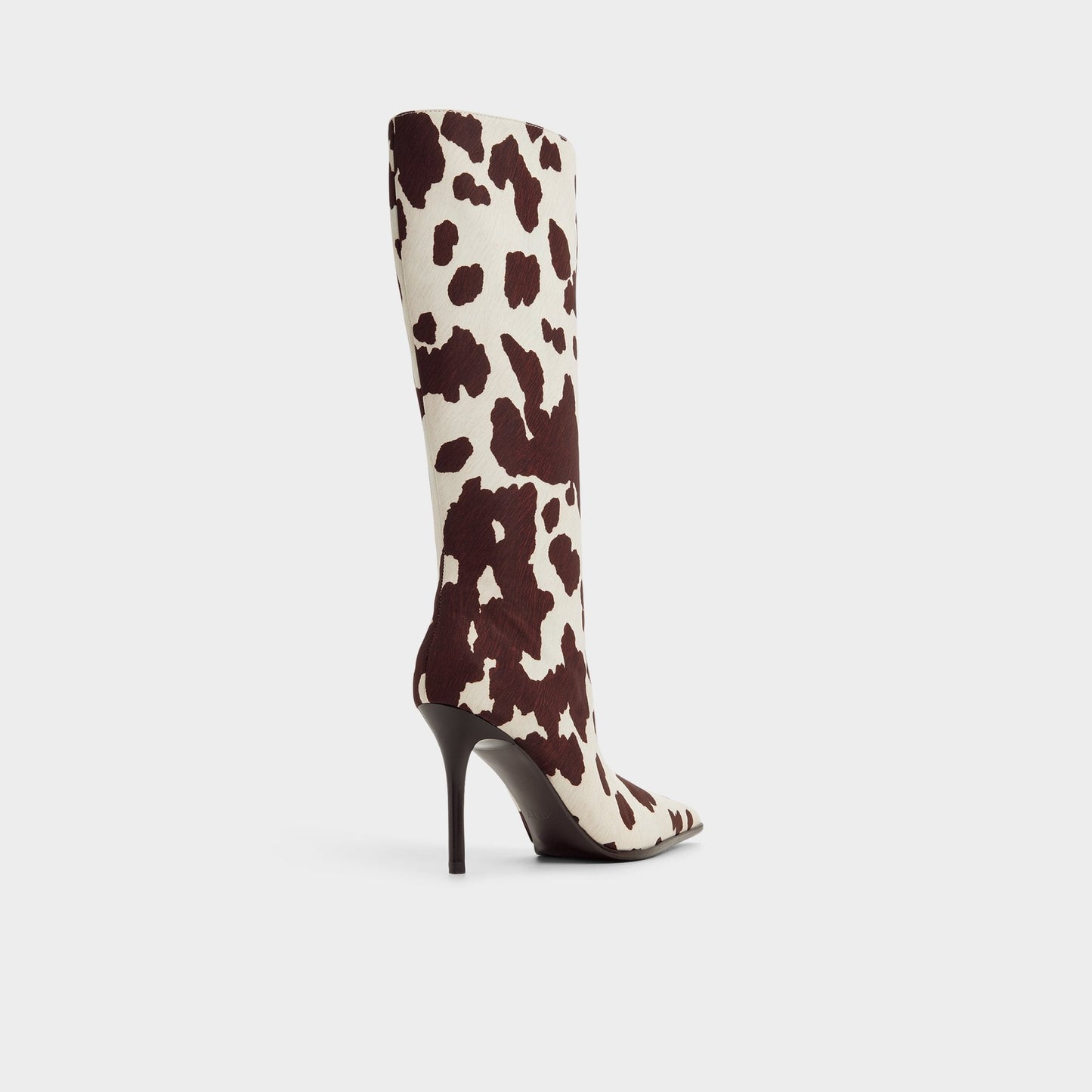 Re in Emma Open Brown - Knee-high boot, Stiletto heel - Open brown