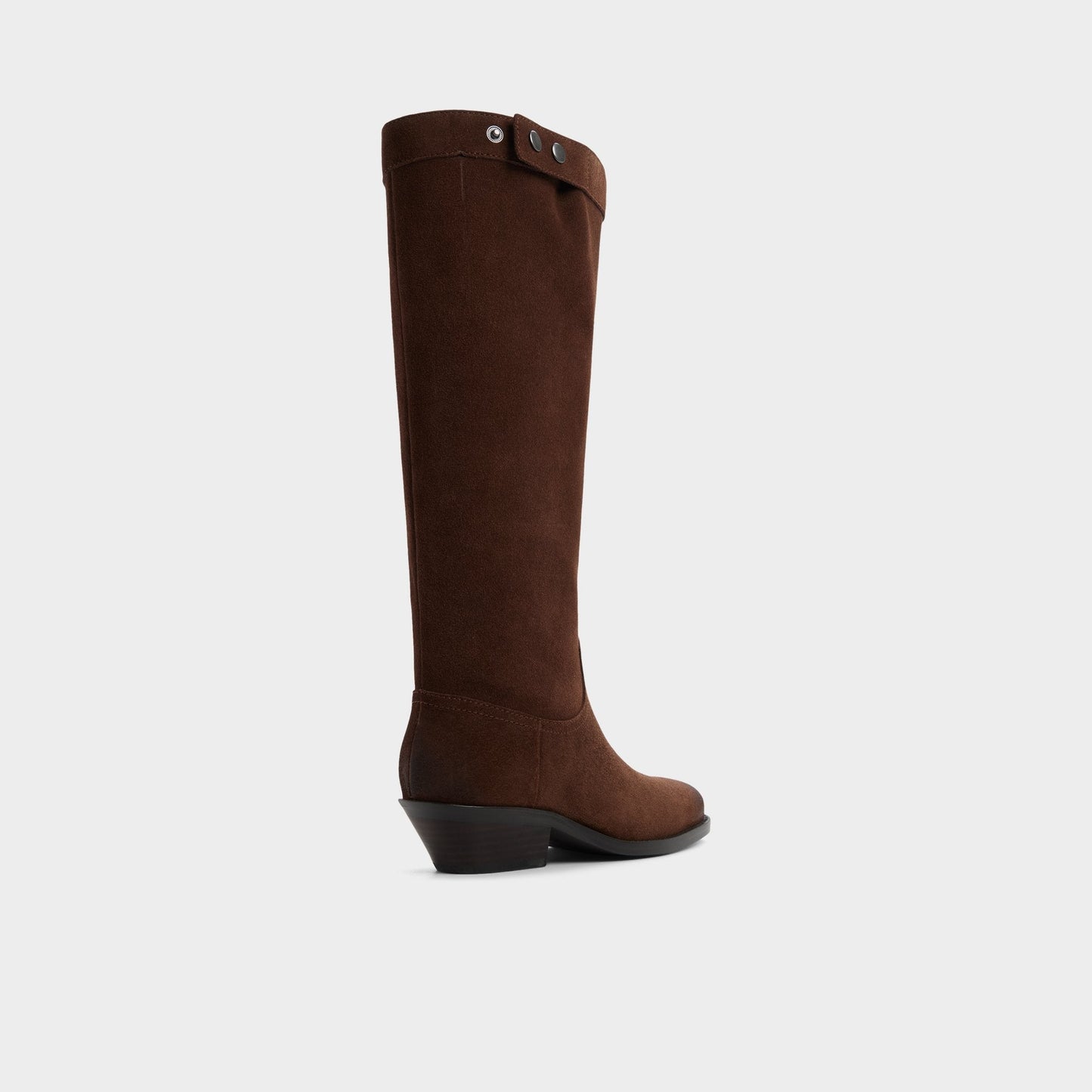 Emberlyn in Dark Brown 14163446 - Knee-high western boot, Cup sole - Dark Brown