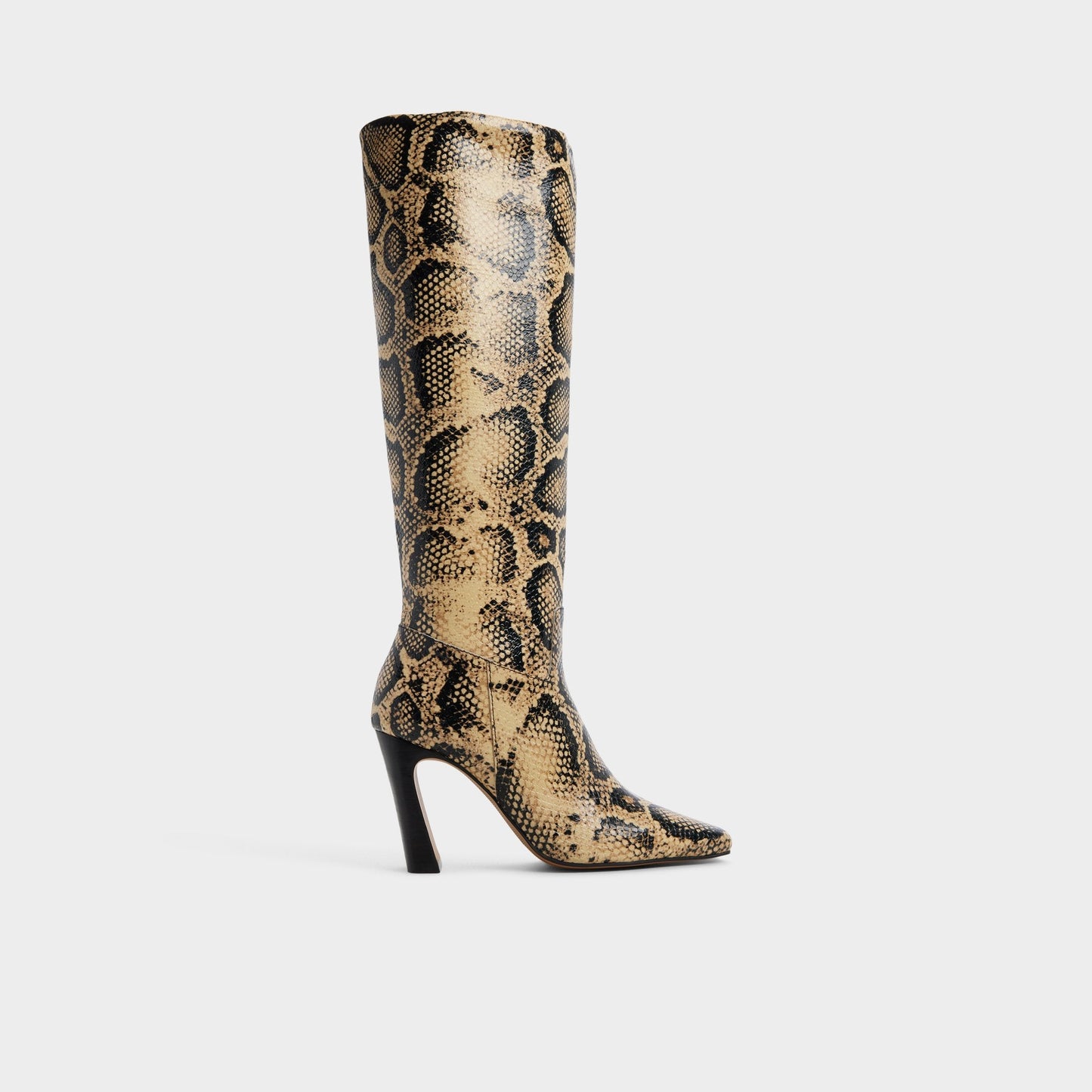 Vivienna in Brown Multi - Knee-high boot, Block heel - Brown multi