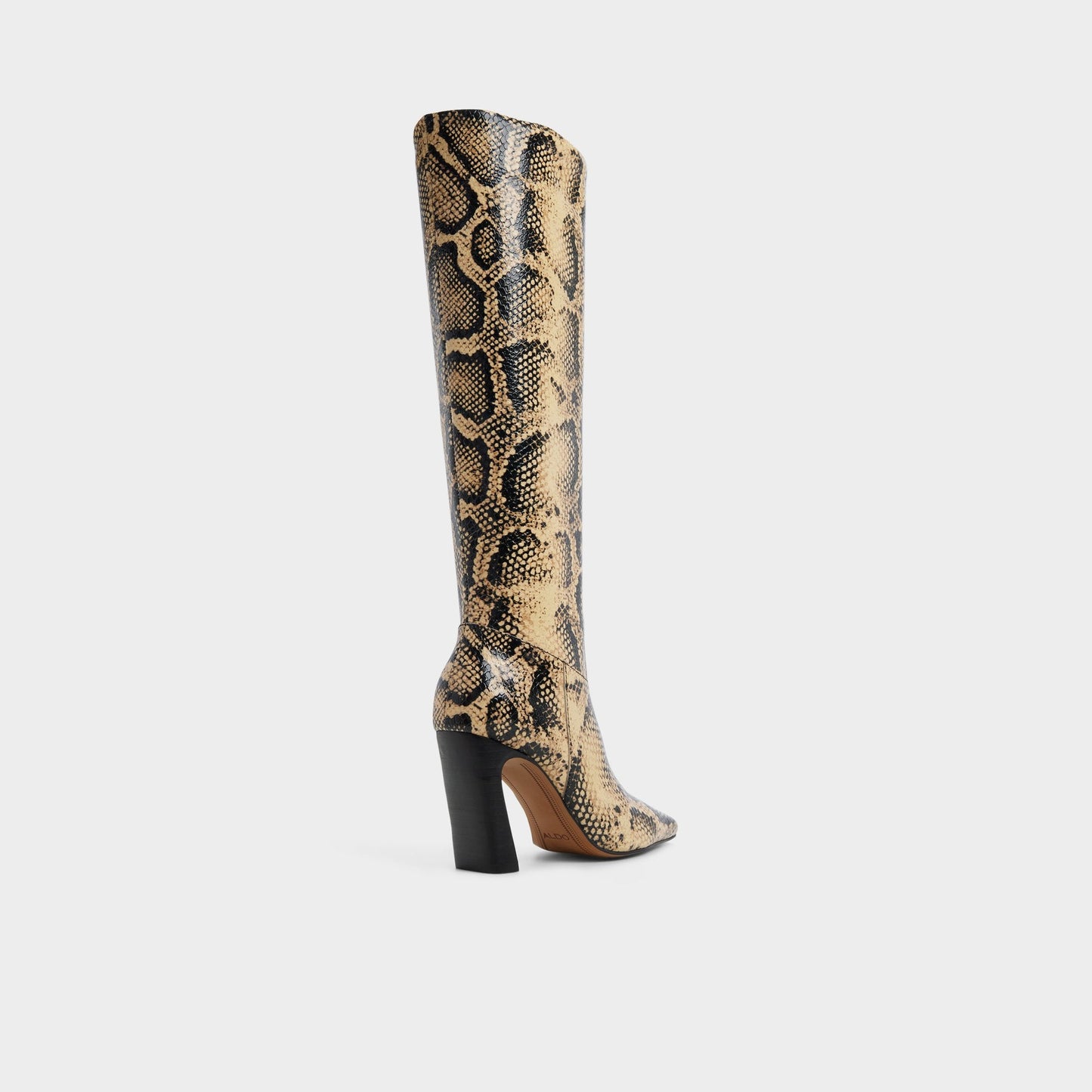 Vivienna in Brown Multi - Knee-high boot, Block heel - Brown multi