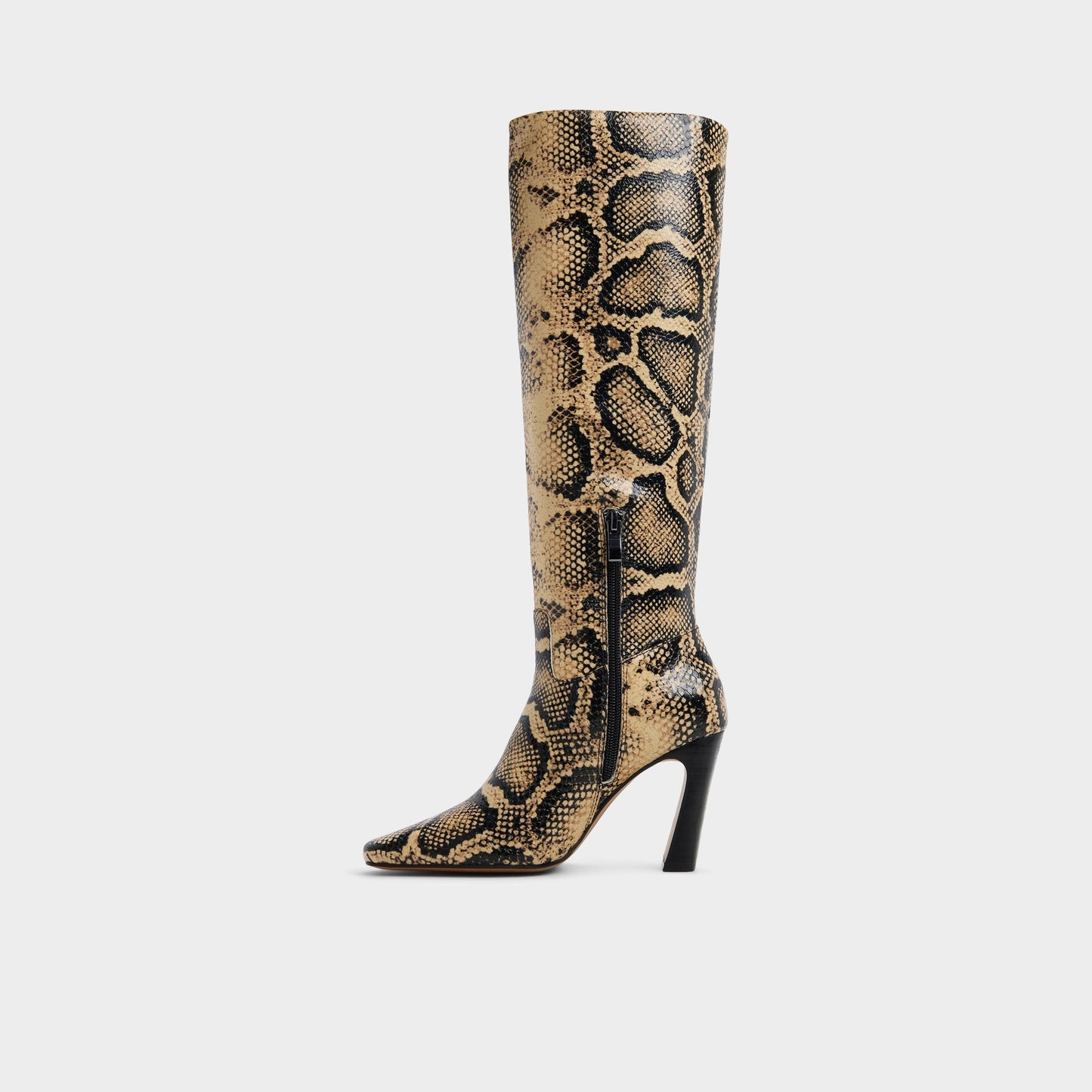 Vivienna in Brown Multi - Knee-high boot, Block heel - Brown multi