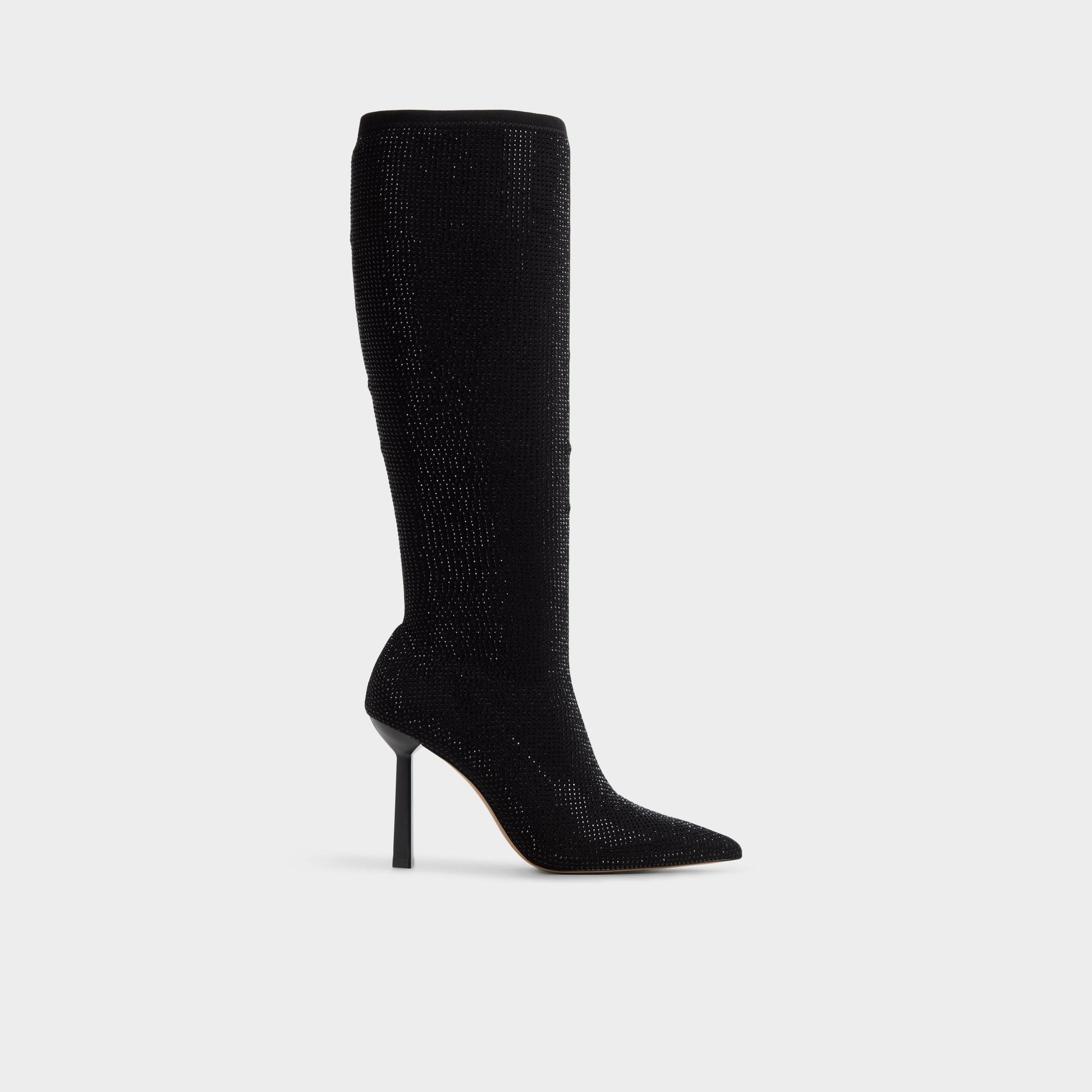 Innez in Other Black - Knee-high boot, Stiletto heel - Other black