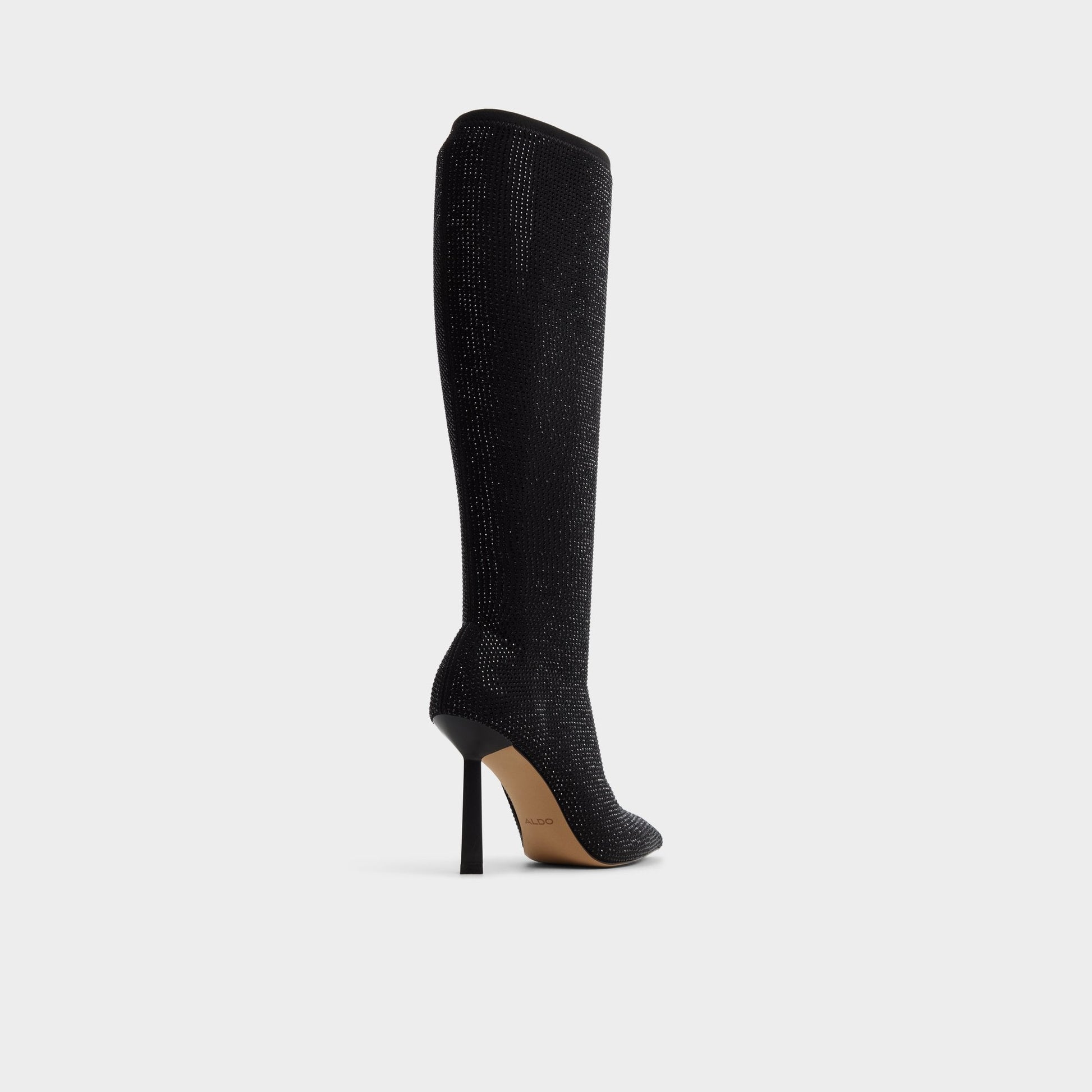 Innez in Other Black - Knee-high boot, Stiletto heel - Other black