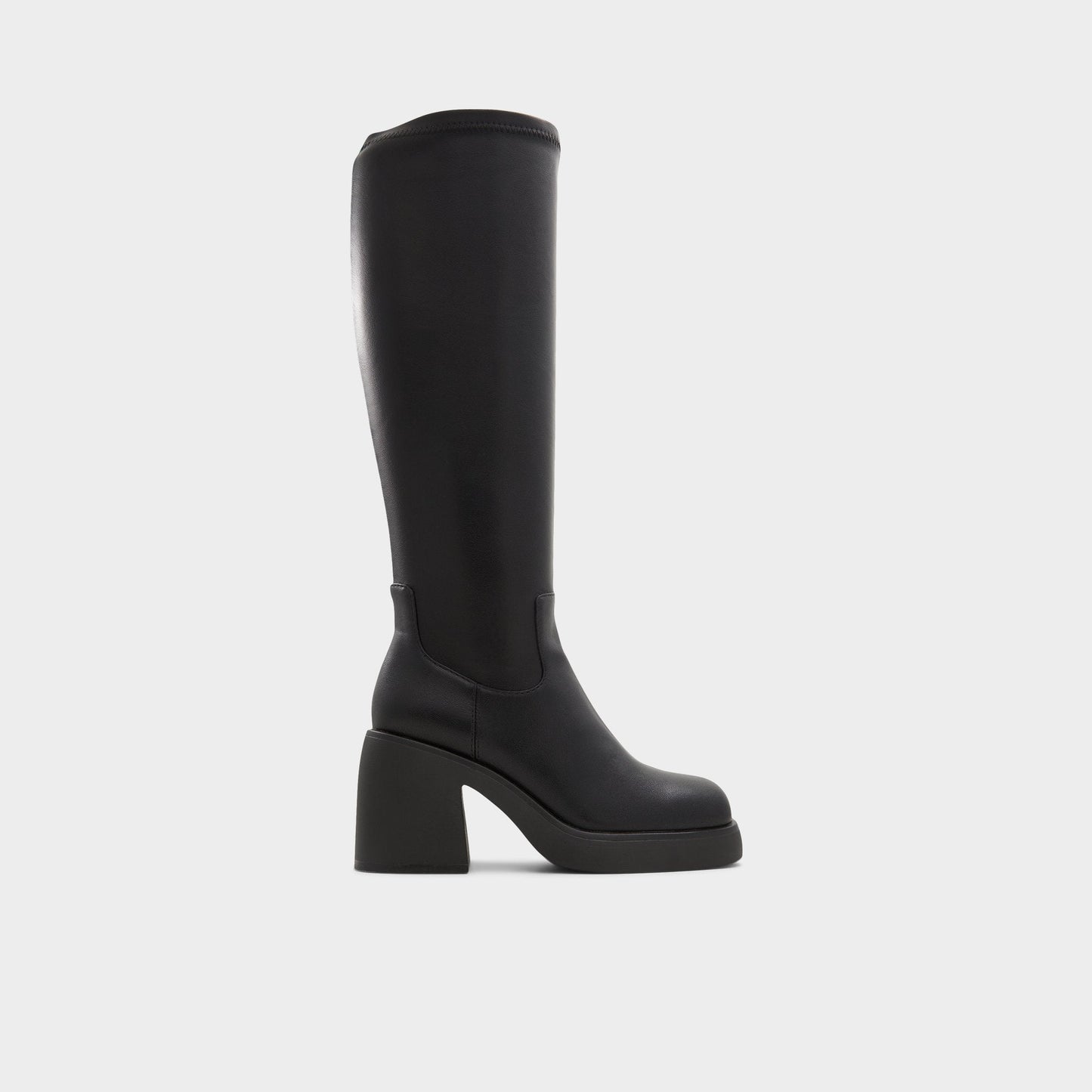 Auster in Wc Black - Knee-high boot, Platform - Black