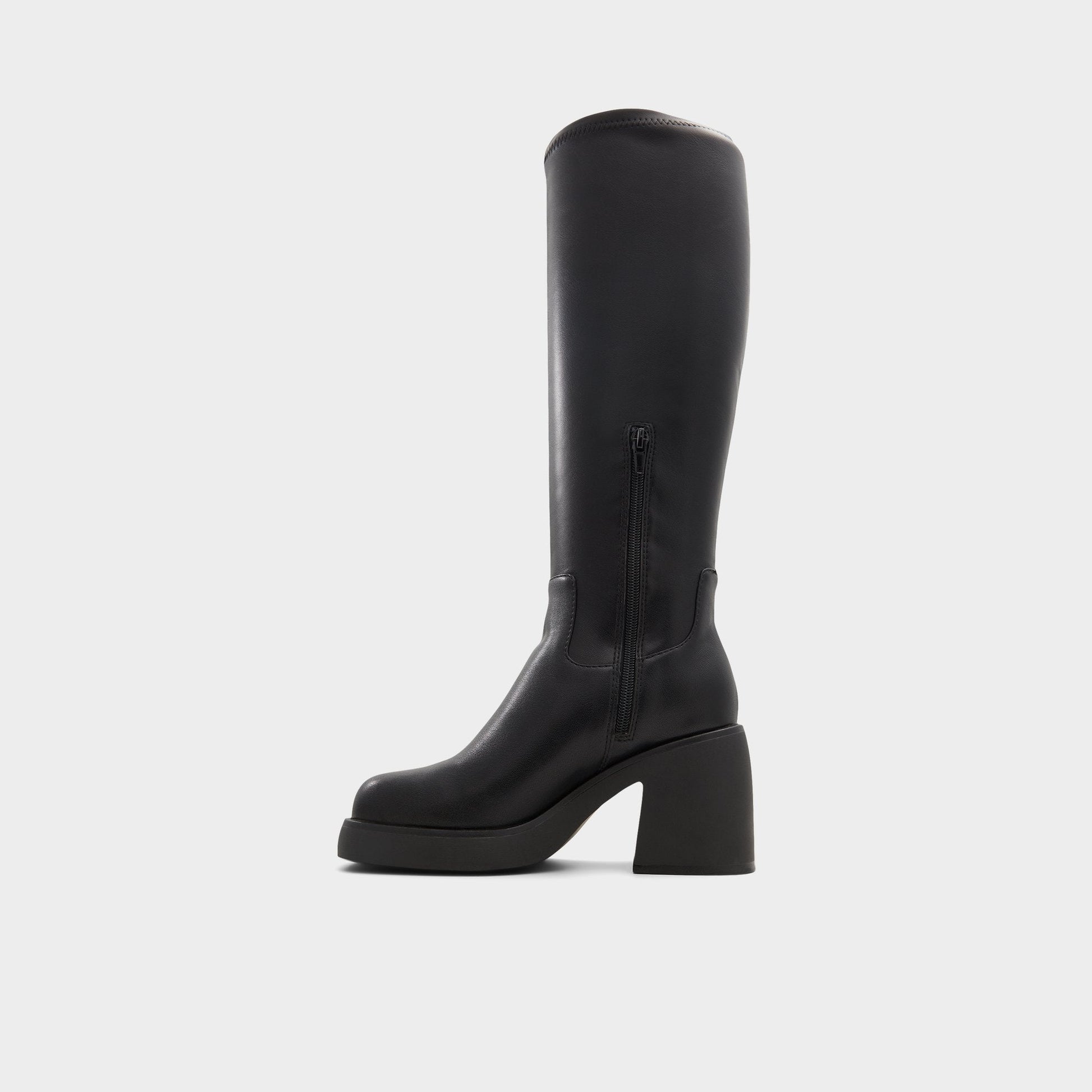 Auster in Wc Black - Knee-high boot, Platform - Black