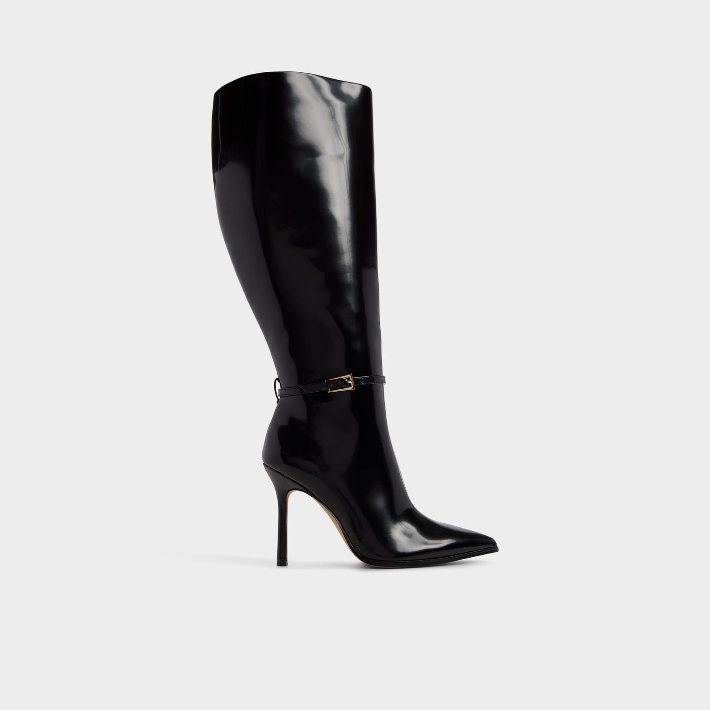 Maellie in Wc Black - Knee-high boot, Stiletto heel - Black
