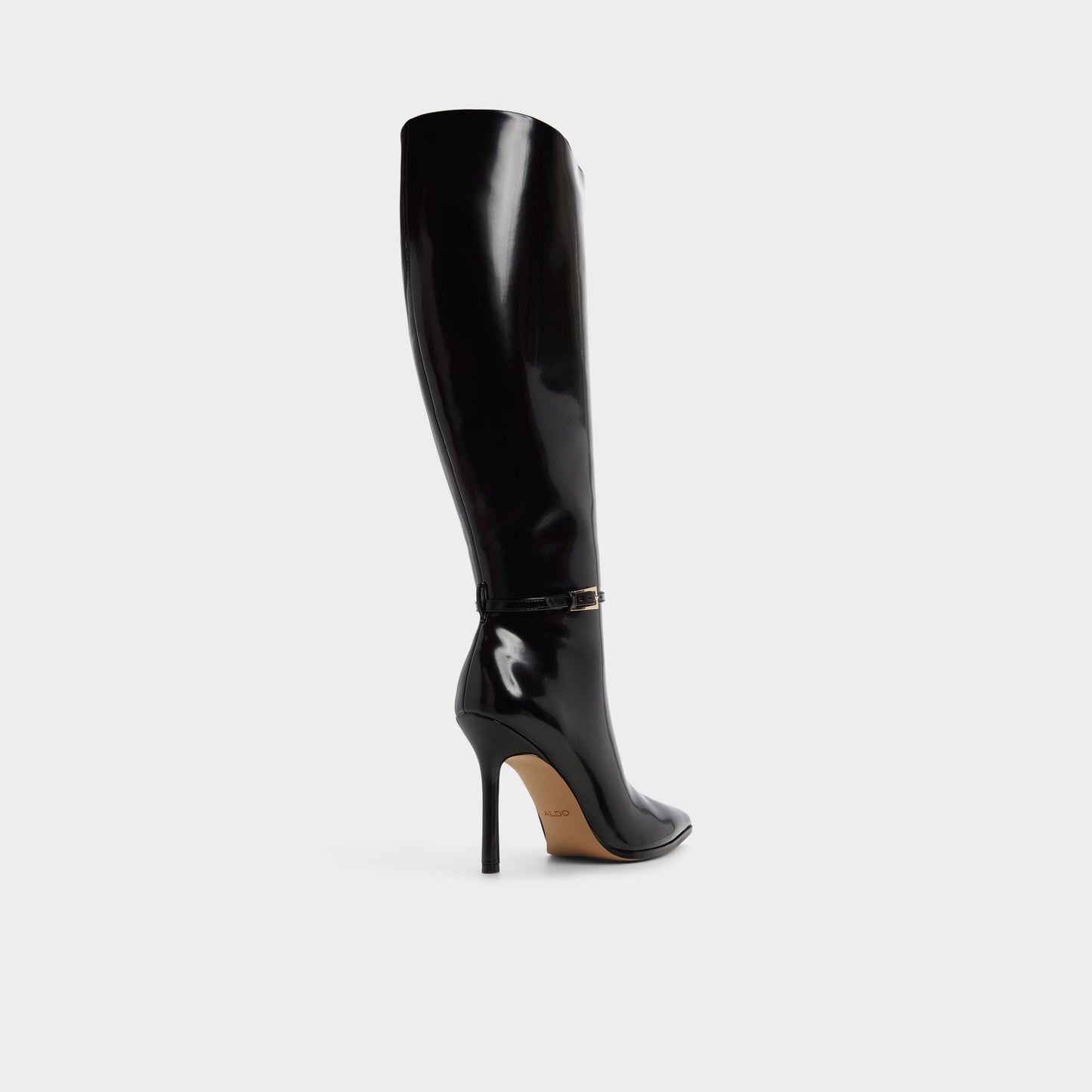 Maellie in Wc Black - Knee-high boot, Stiletto heel - Black
