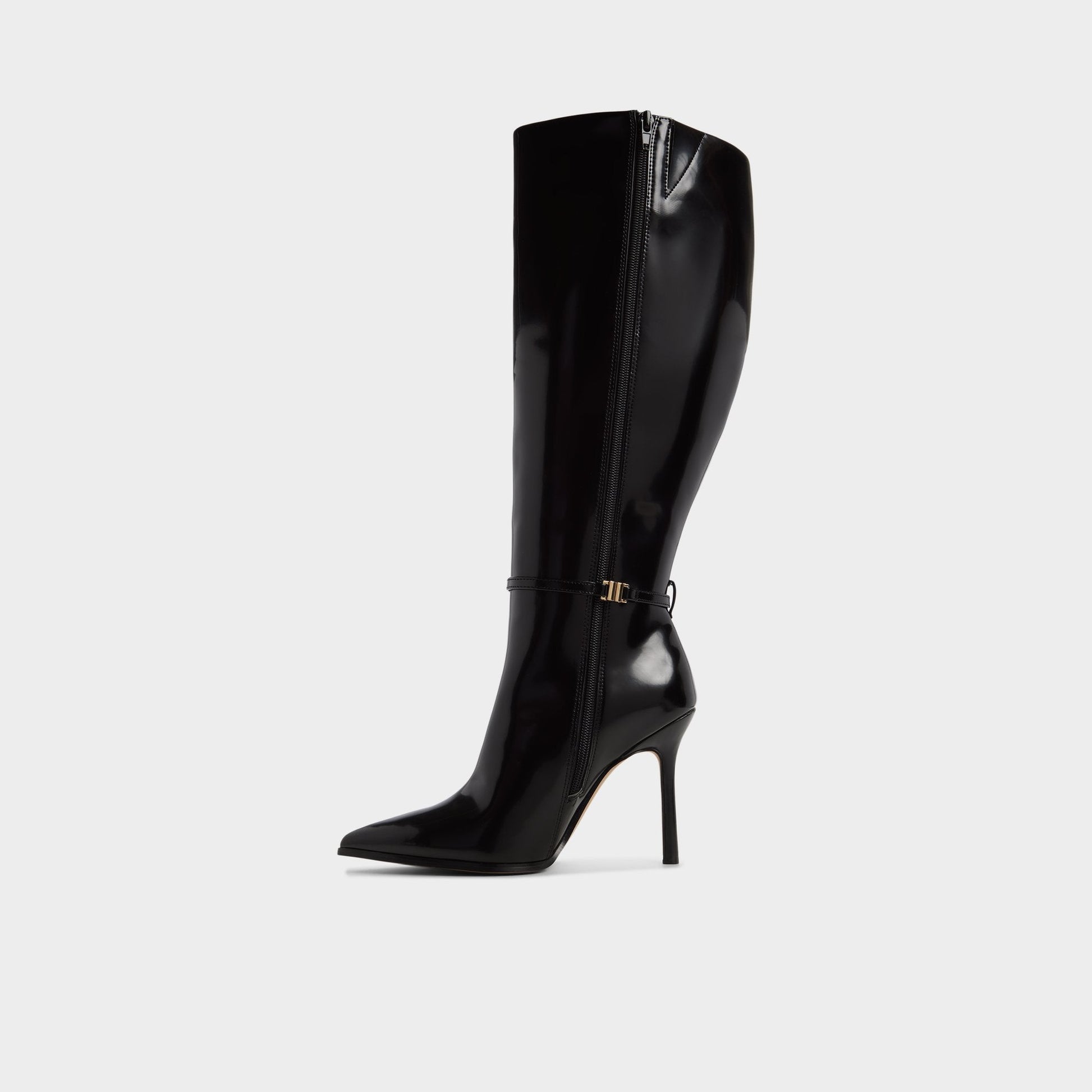 Maellie in Wc Black - Knee-high boot, Stiletto heel - Black