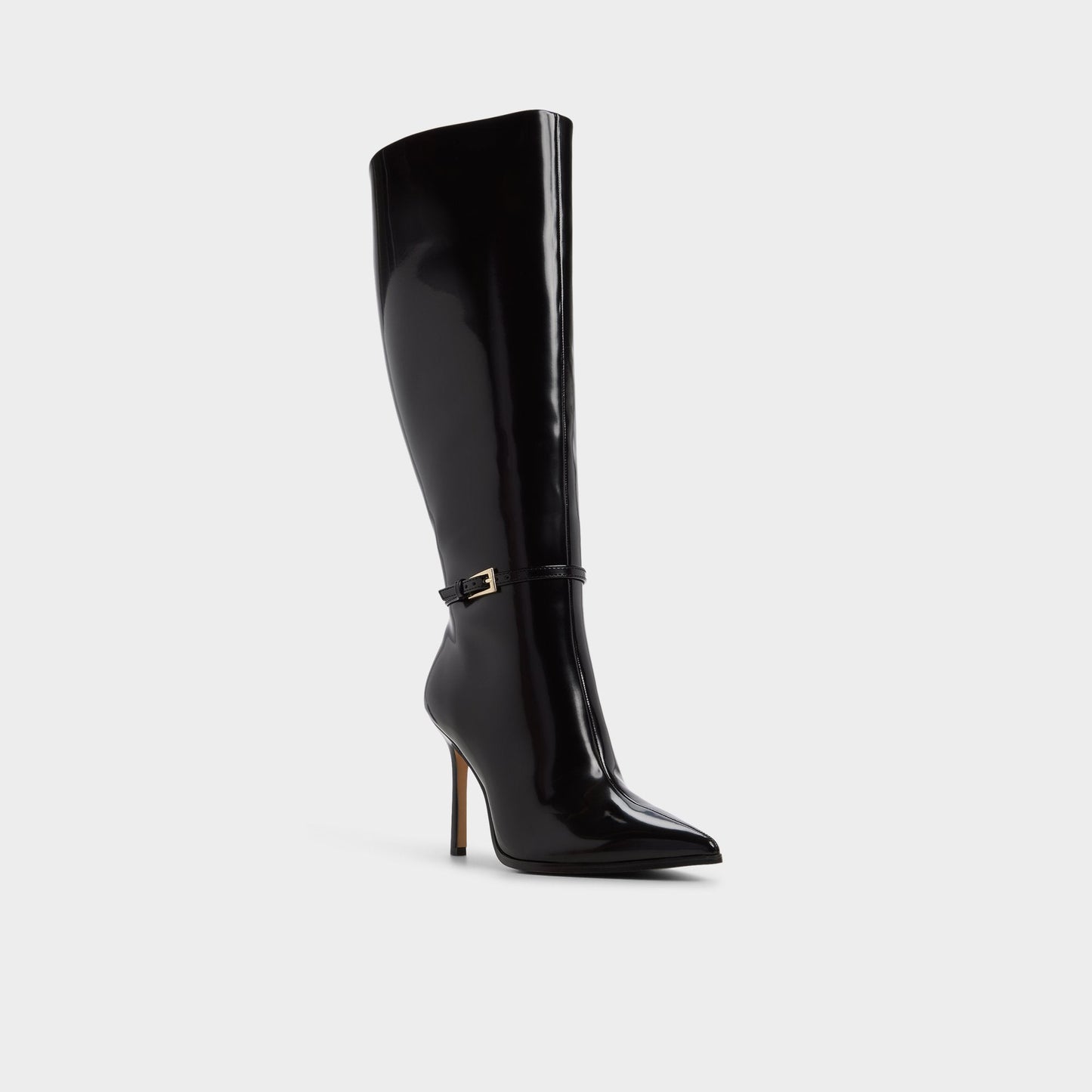 Maellie in Wc Black - Knee-high boot, Stiletto heel - Black
