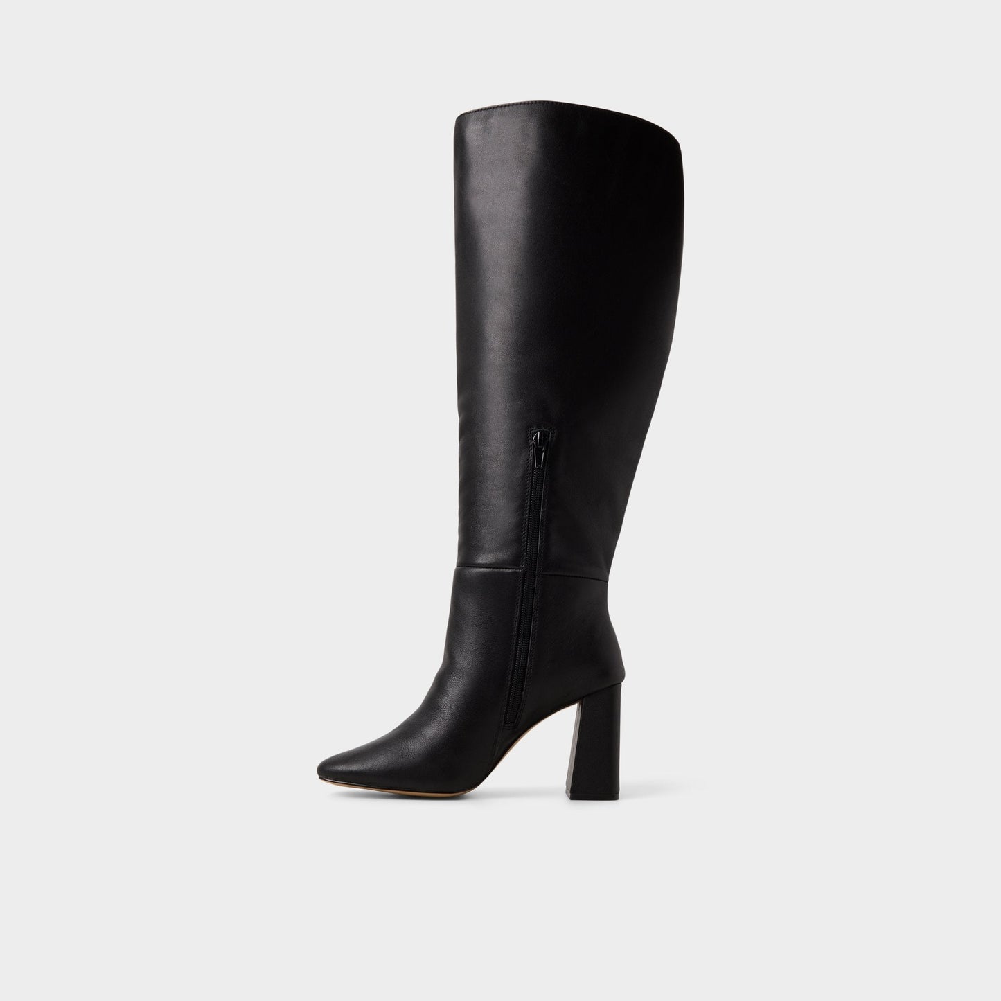 Helana in Wc Black - Knee-high boot, Block heel - Black