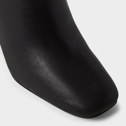 Helana in Wc Black - Knee-high boot, Block heel - Black